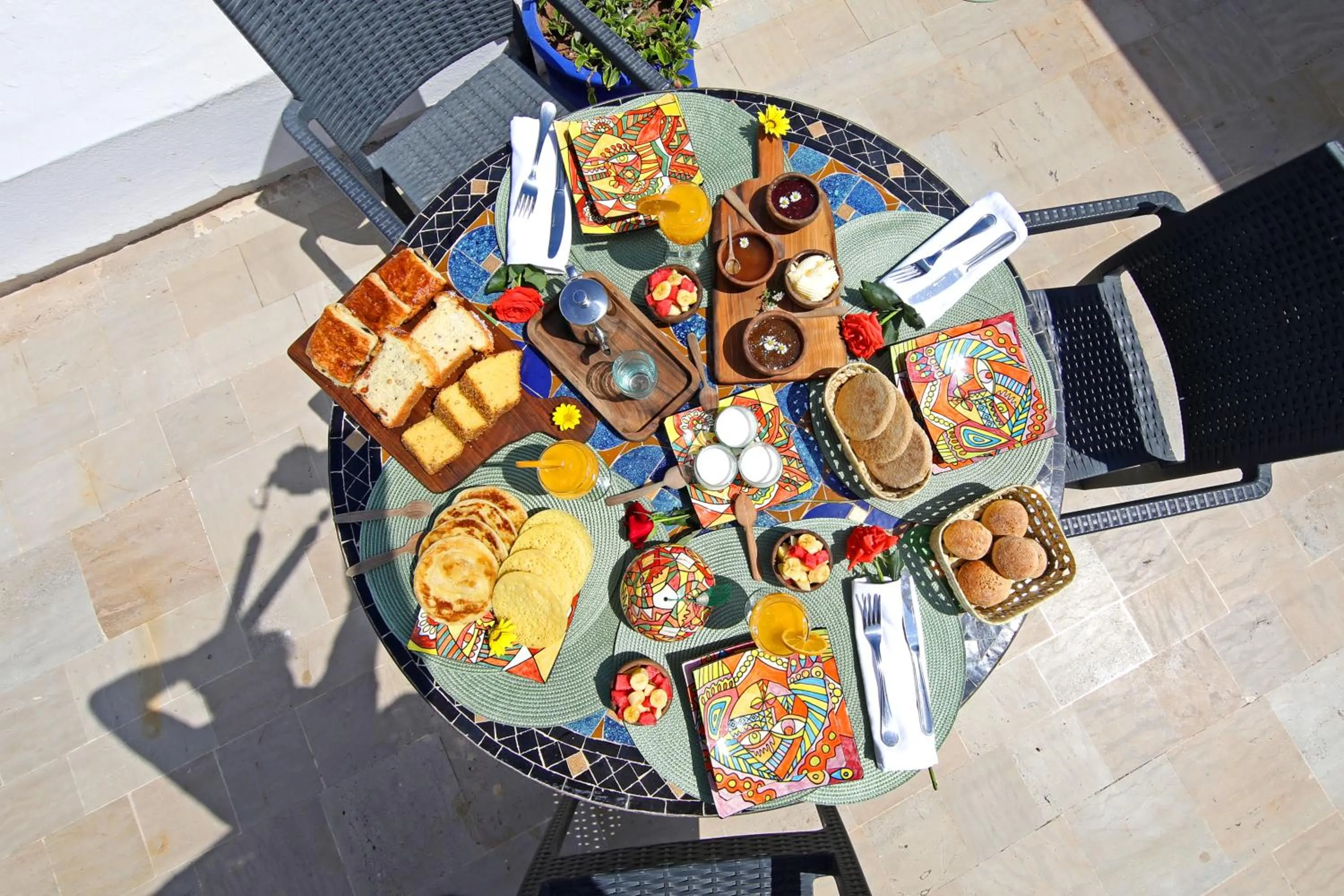 Breakfast in Riad Dar L'Oussia & SPA