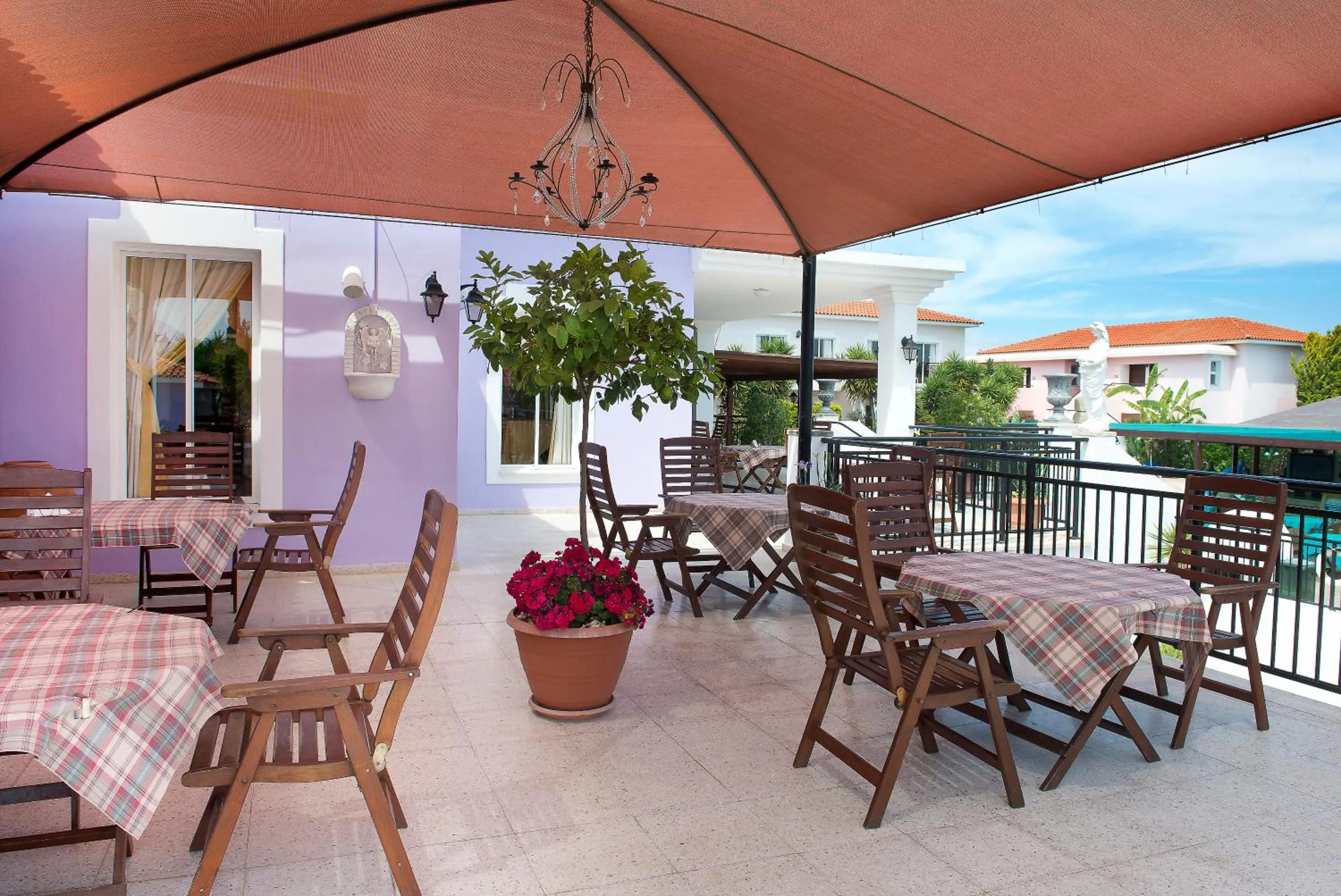 Patio in Akamanthea Holiday Village