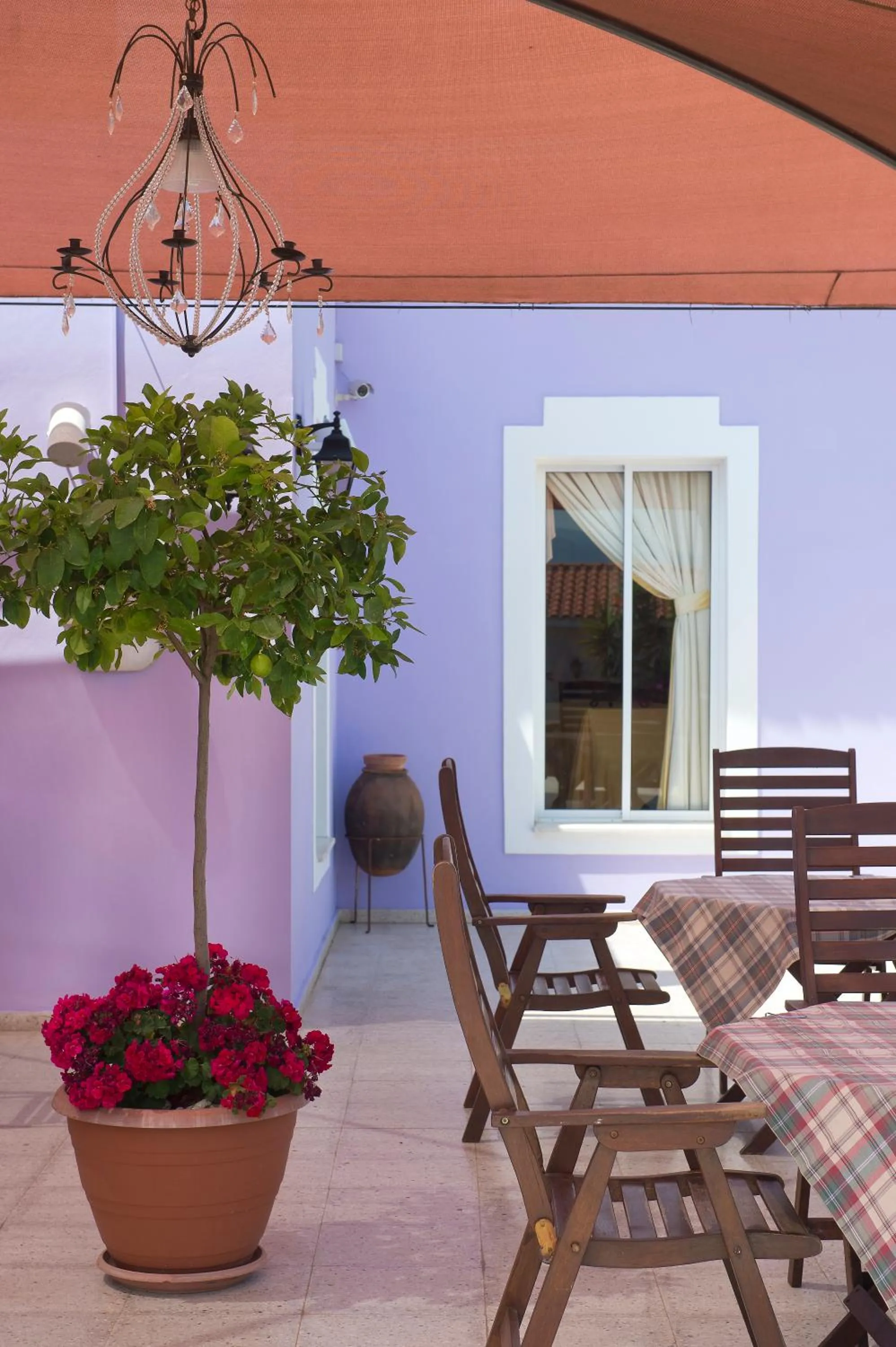 Dining area in Akamanthea Holiday Village