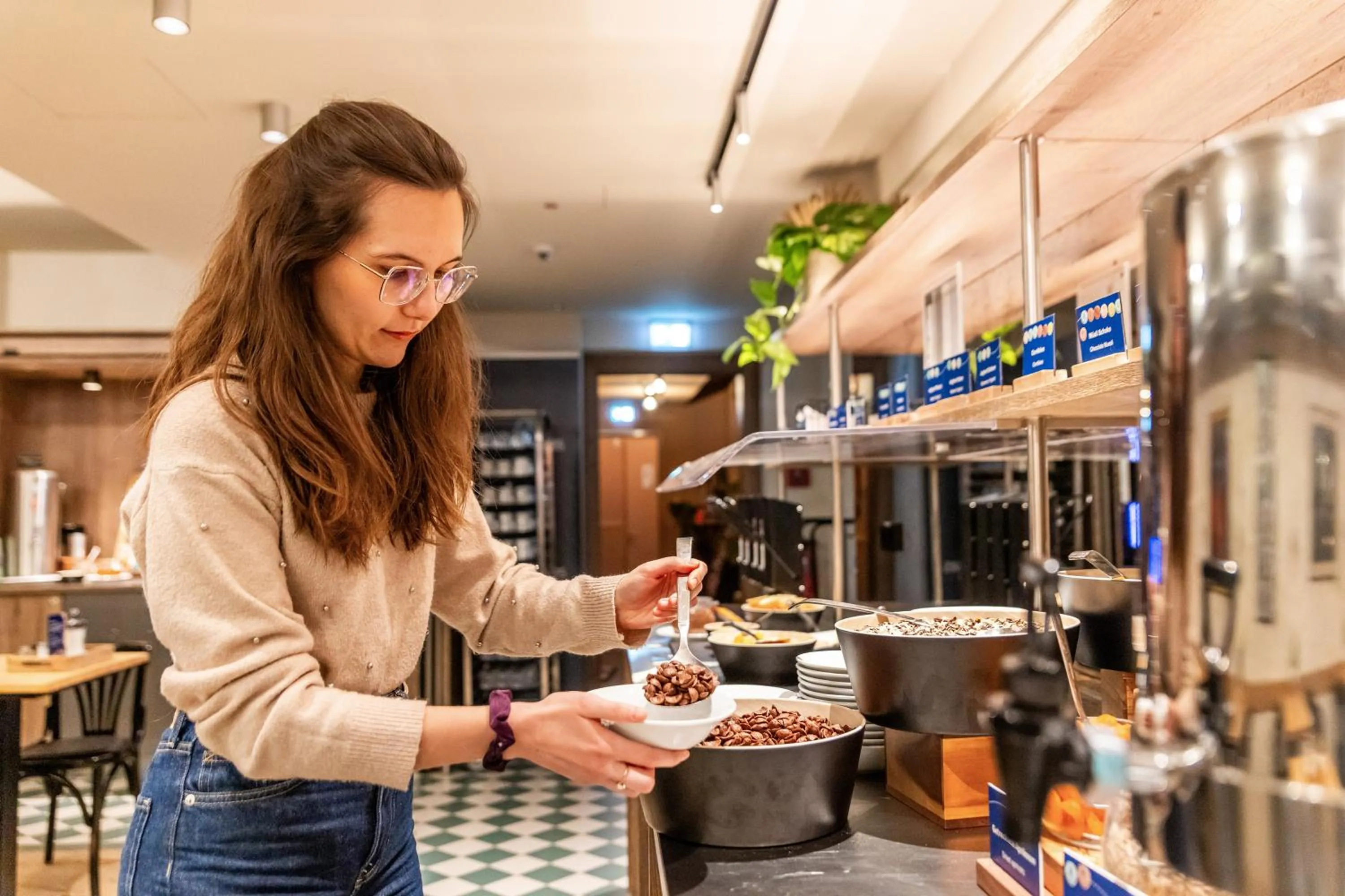 Buffet breakfast in MEININGER Hotel Berlin Mitte