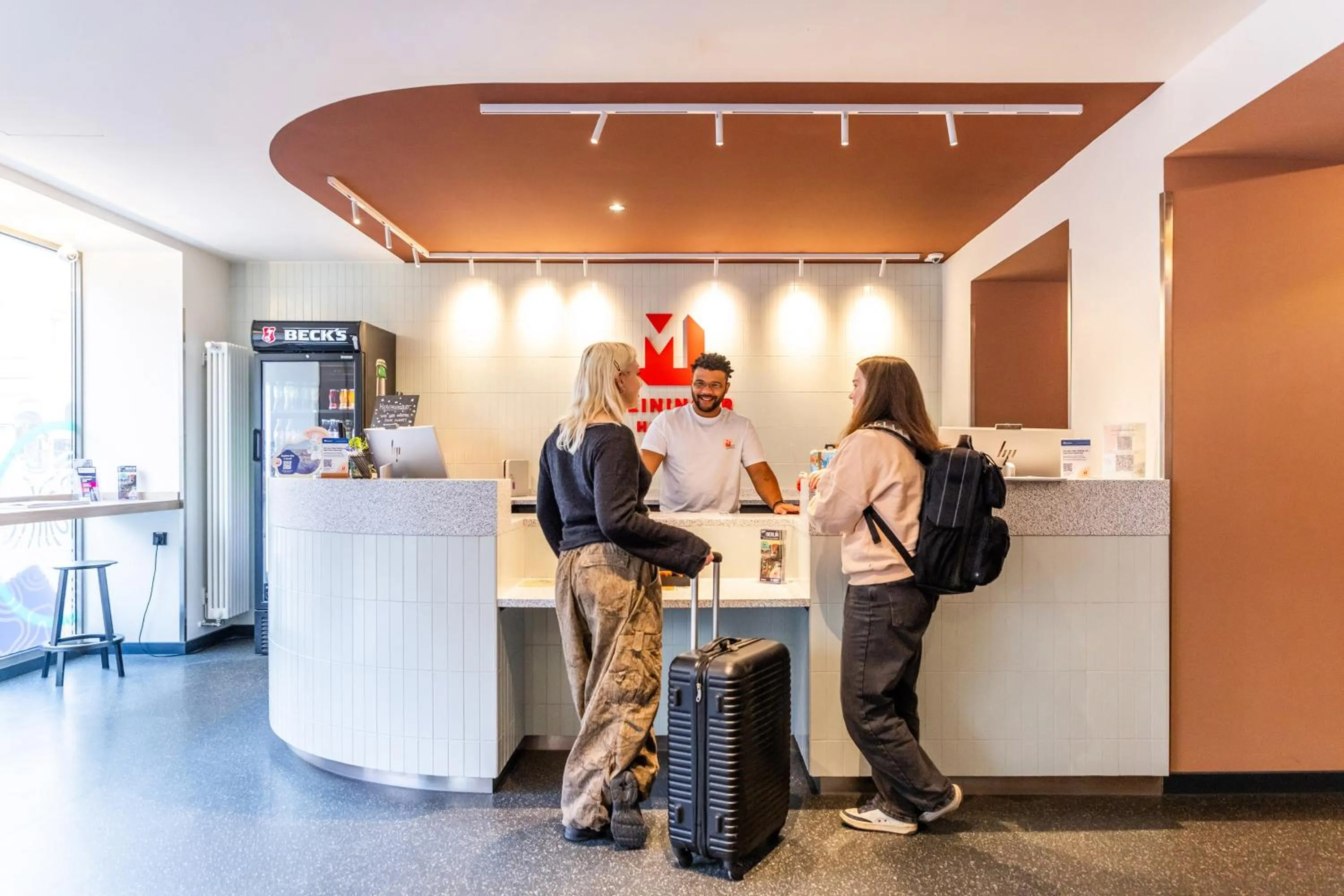 Lobby or reception in MEININGER Hotel Berlin Mitte