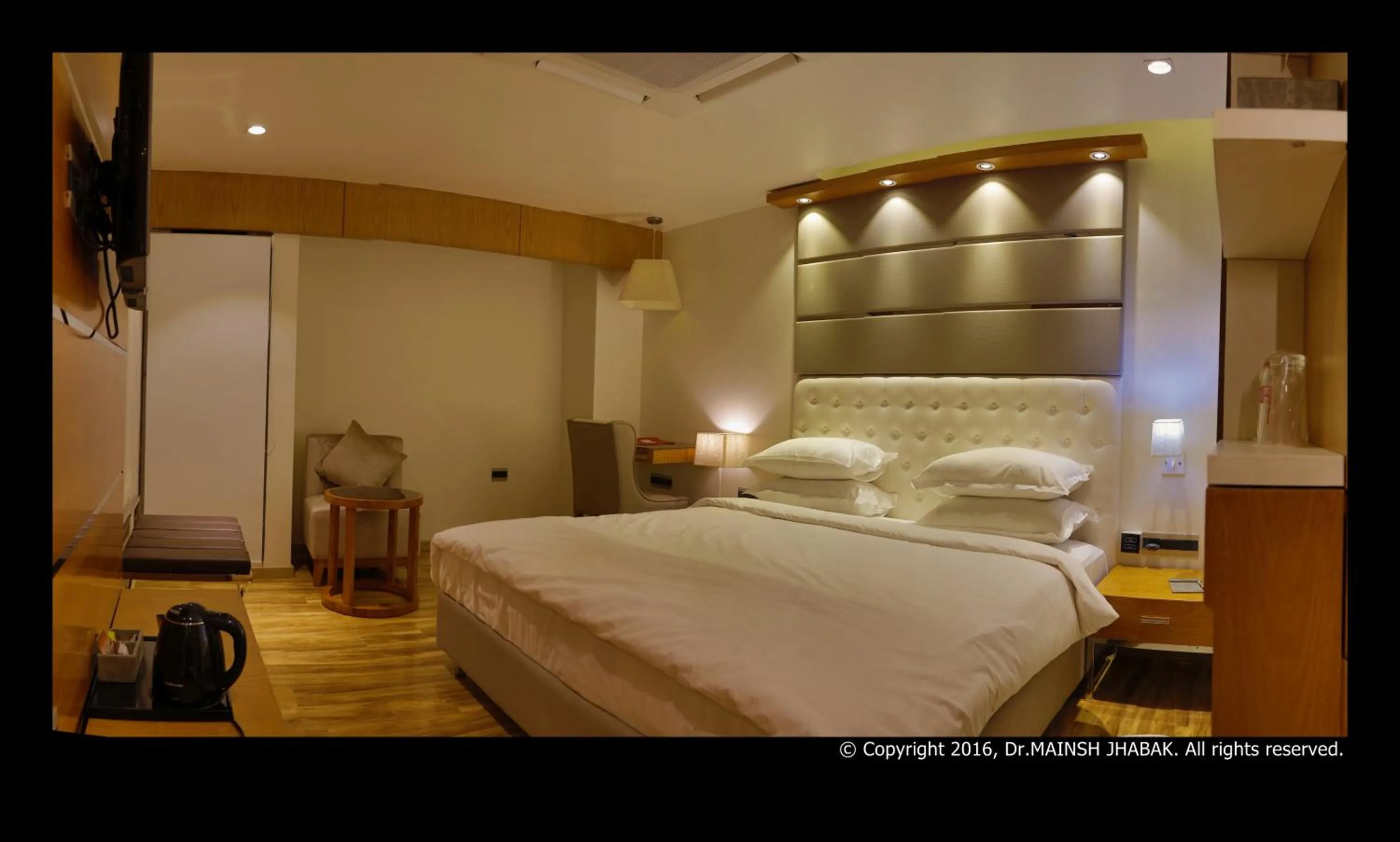 Bed in Hotel Shubh Inn