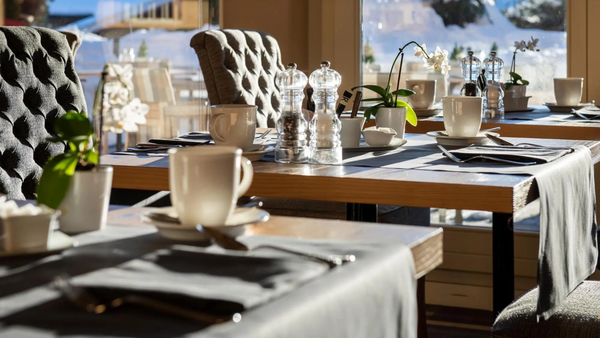 Restaurant/places to eat in GOLFHOTEL Les Hauts de Gstaad & SPA
