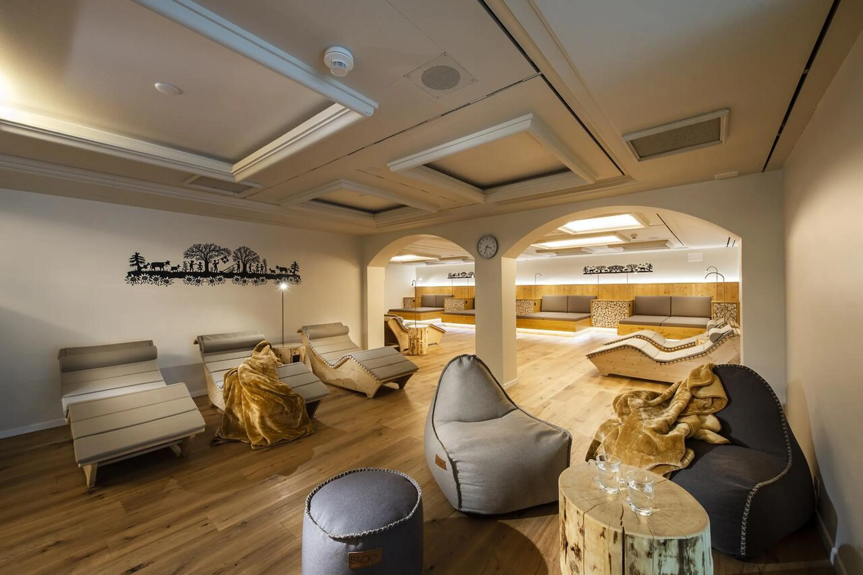 Spa and wellness centre/facilities in GOLFHOTEL Les Hauts de Gstaad & SPA