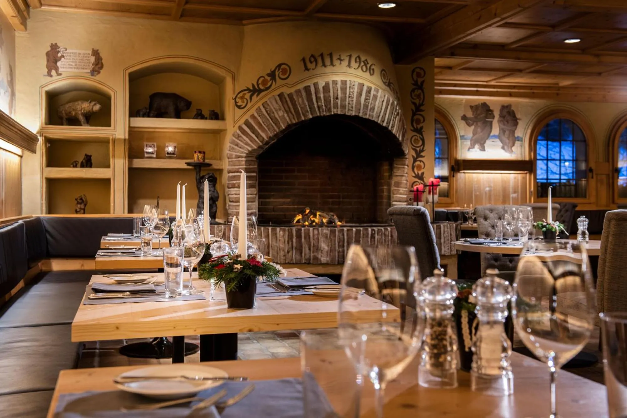 Restaurant/places to eat in GOLFHOTEL Les Hauts de Gstaad & SPA