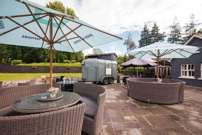Patio in Lusty Beg Island