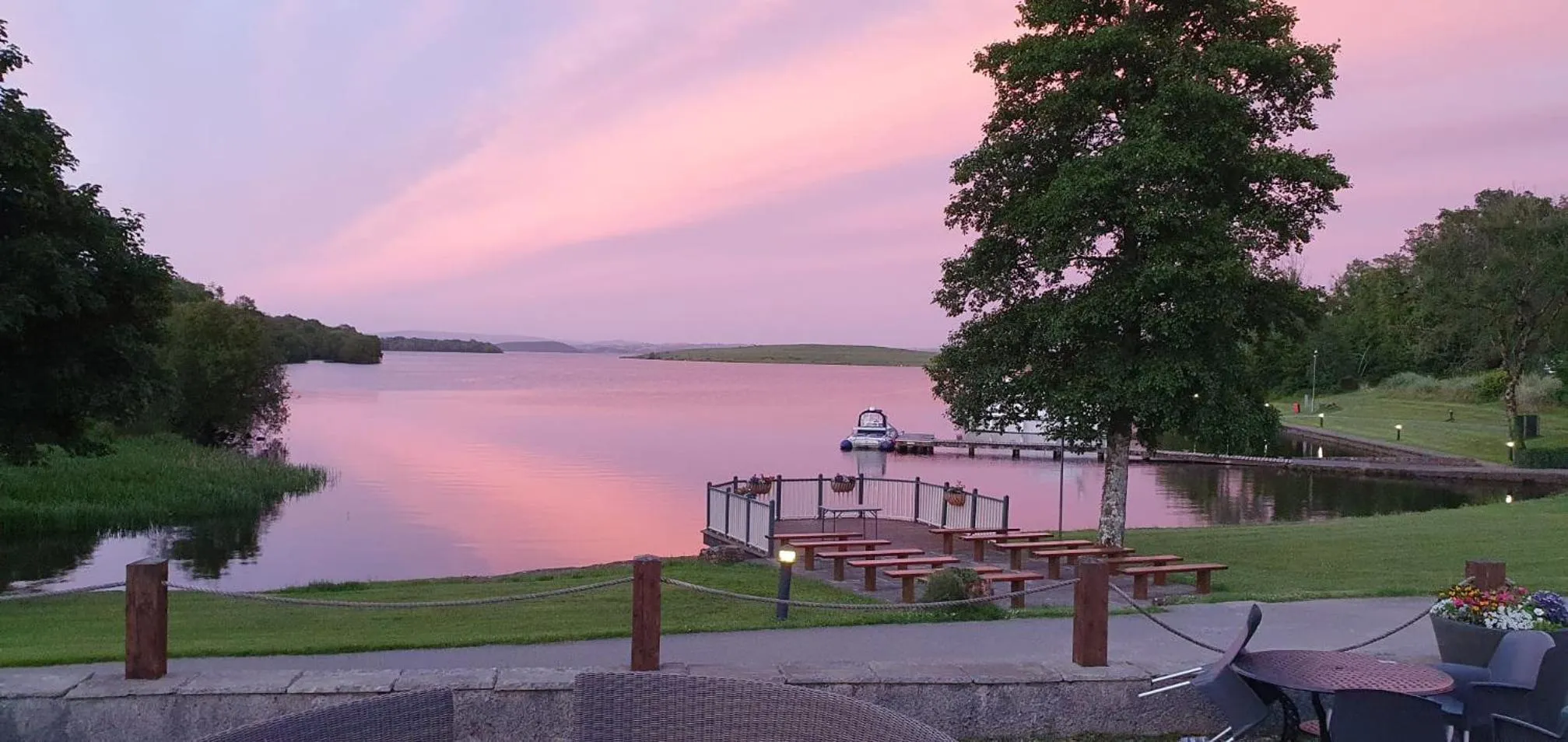 Natural landscape in Lusty Beg Island