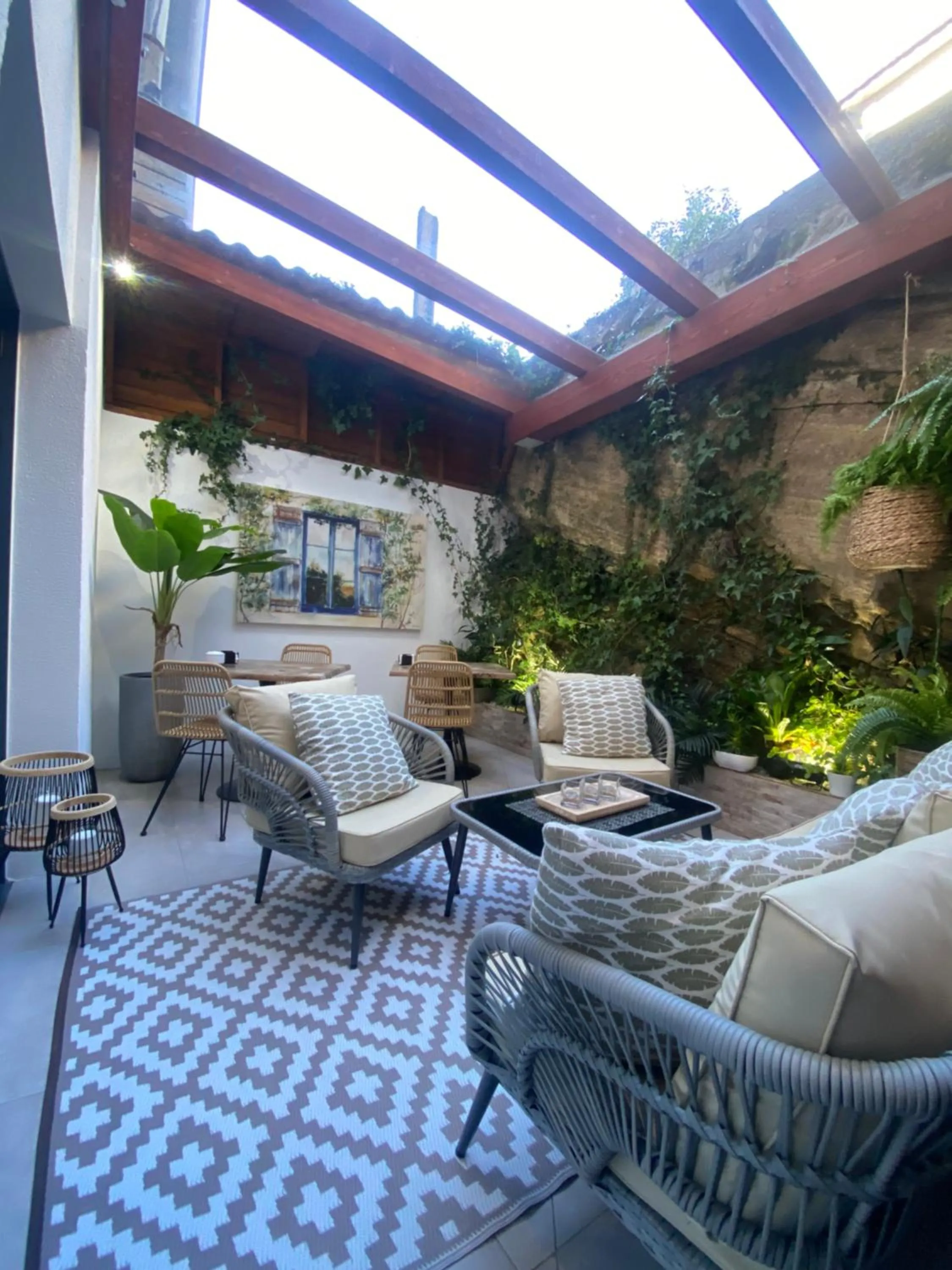 Patio in Hotel Noia