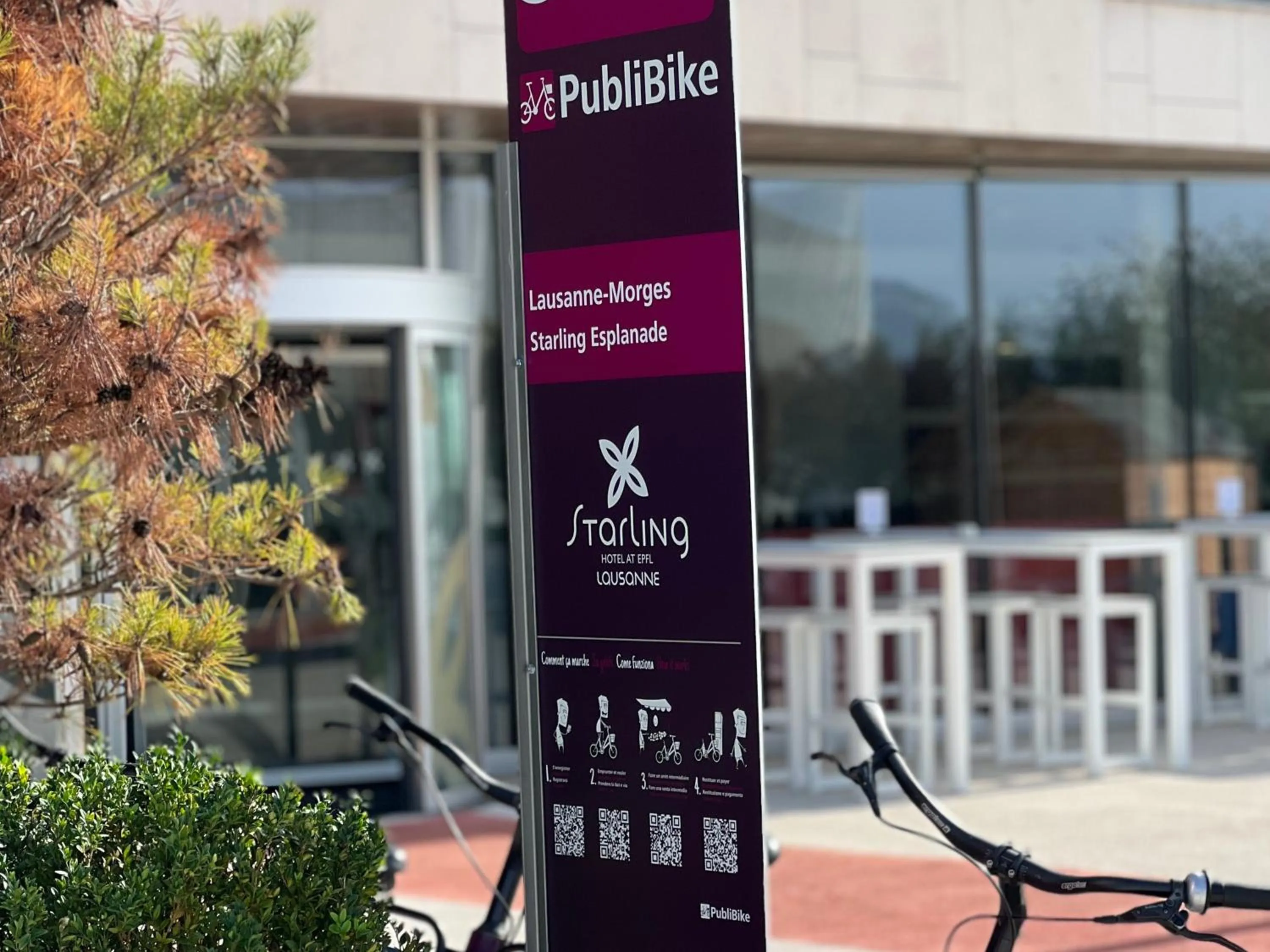 Property building in Starling Hotel Lausanne