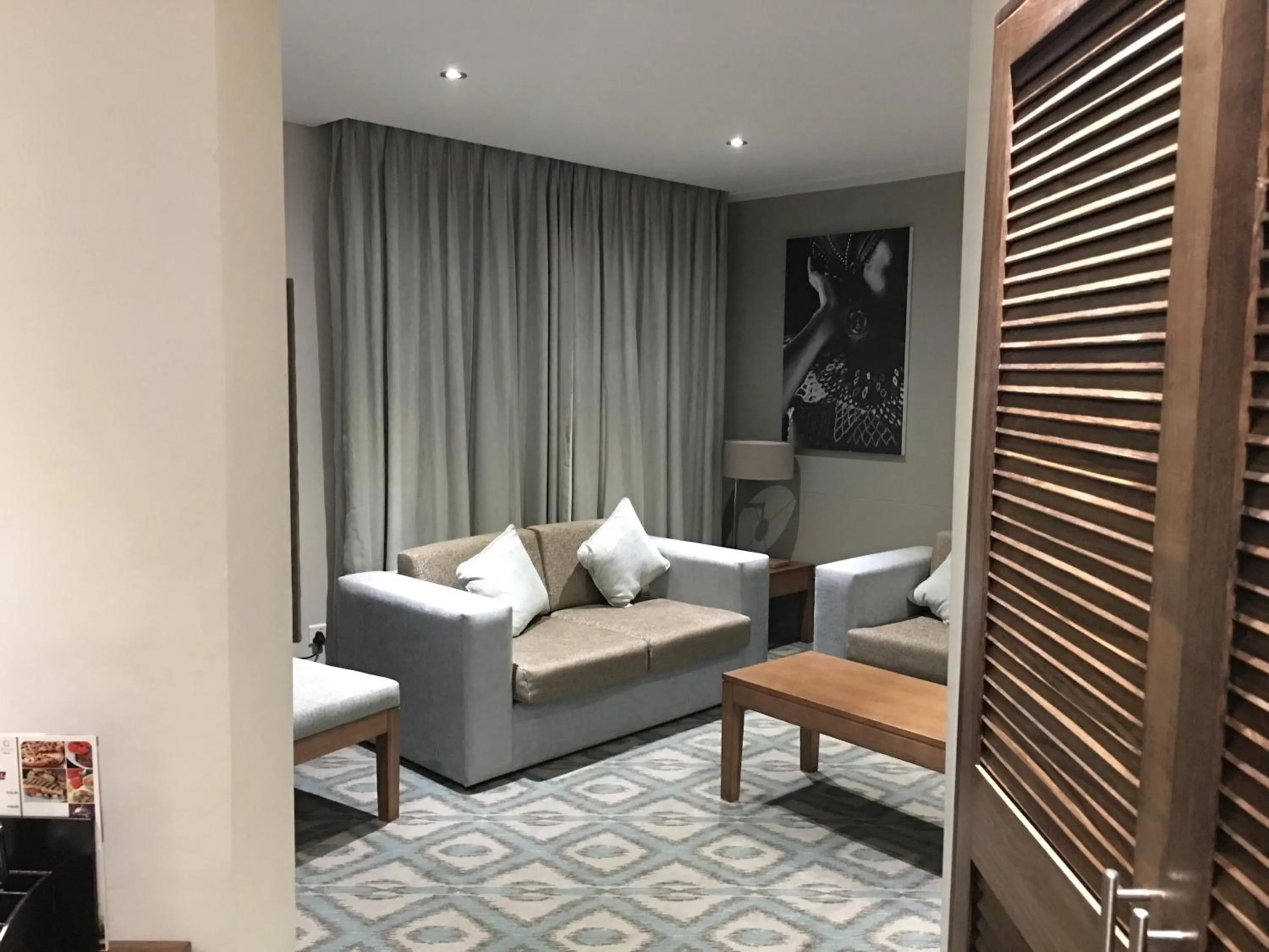 Seating area in Cresta Maun Hotel