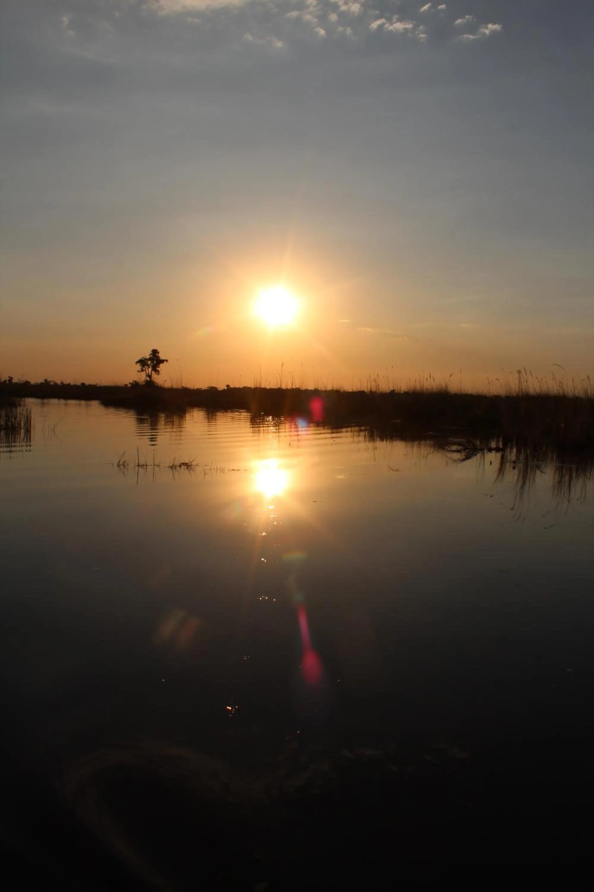 Sunset in Cresta Maun Hotel