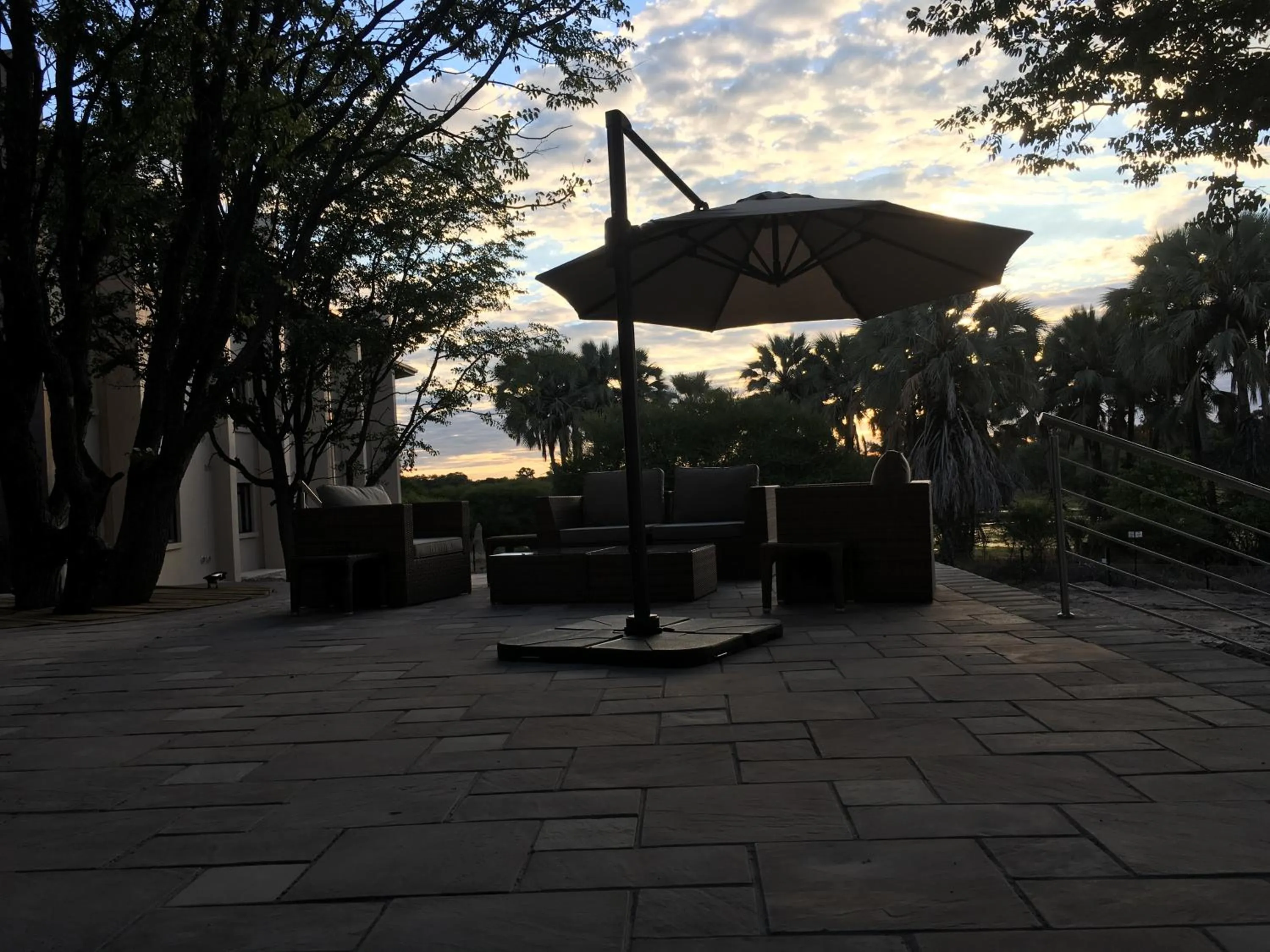 Patio in Cresta Maun Hotel