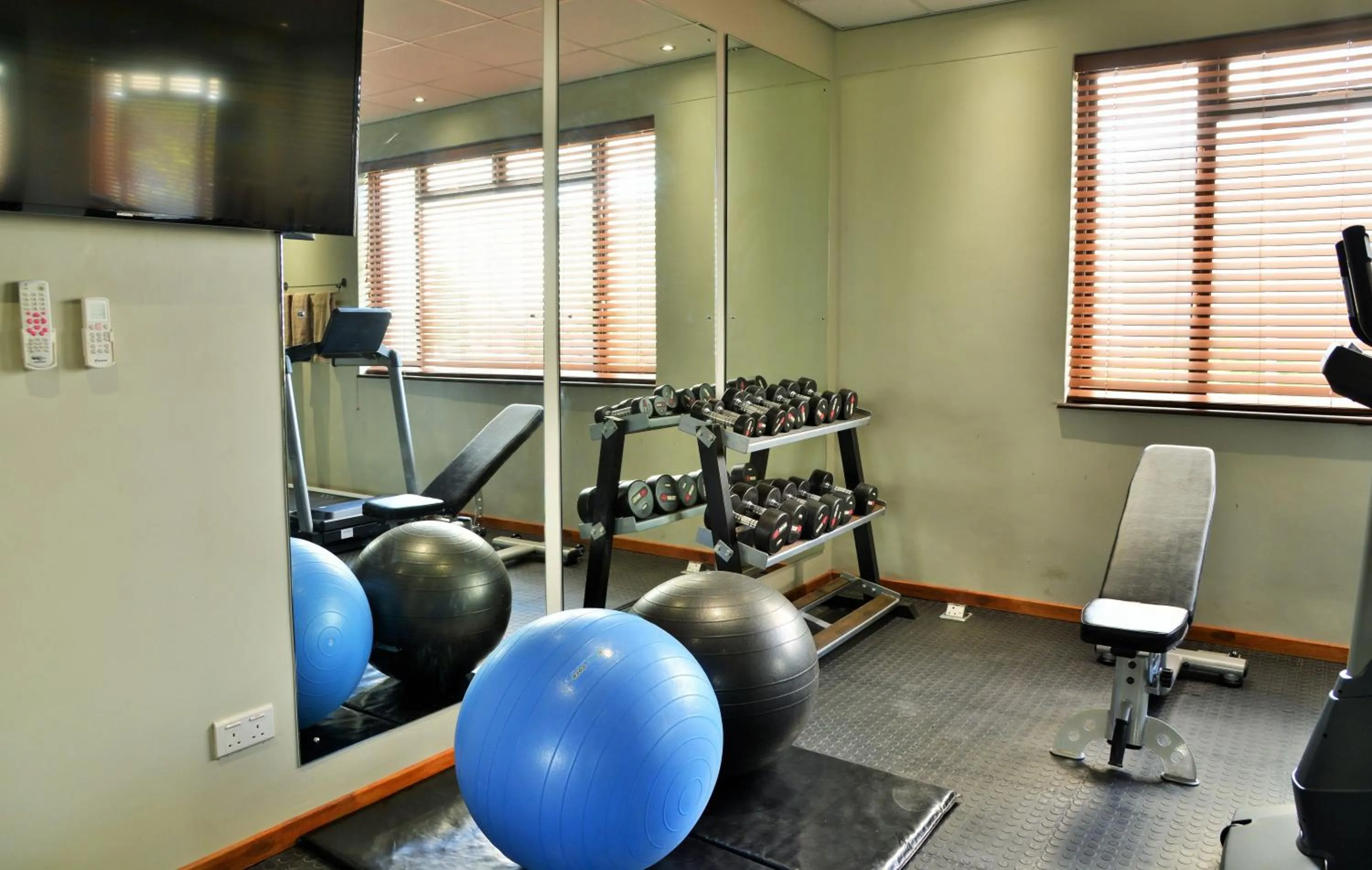 Fitness centre/facilities in Cresta Maun Hotel