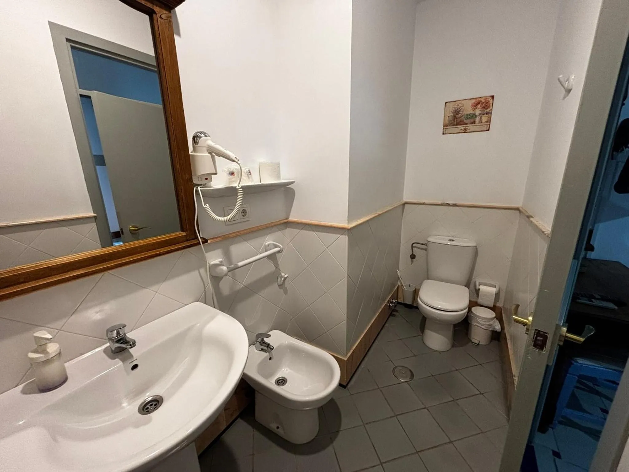 Toilet in Hotel Entreolivos