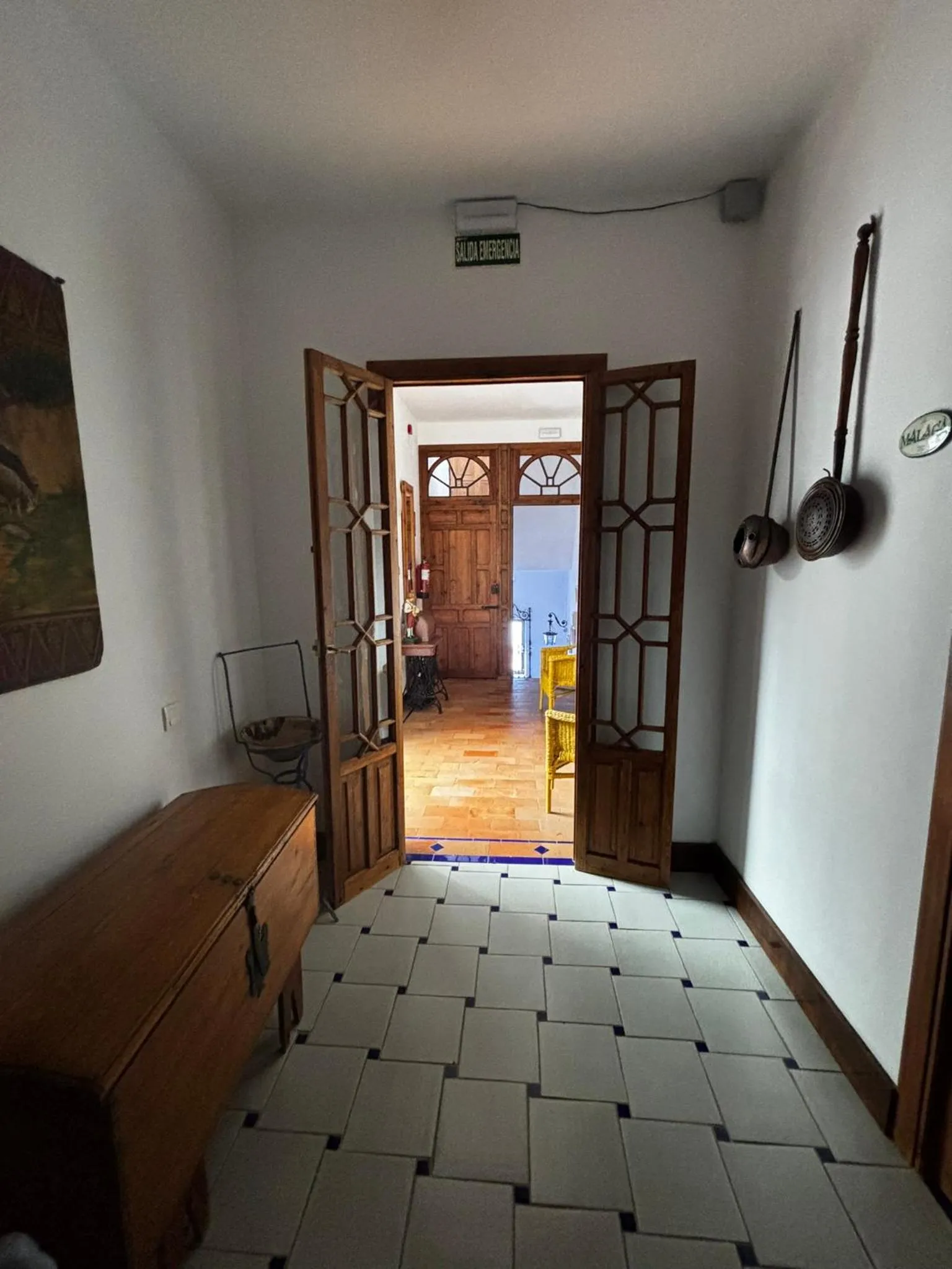 Bed in Hotel Entreolivos