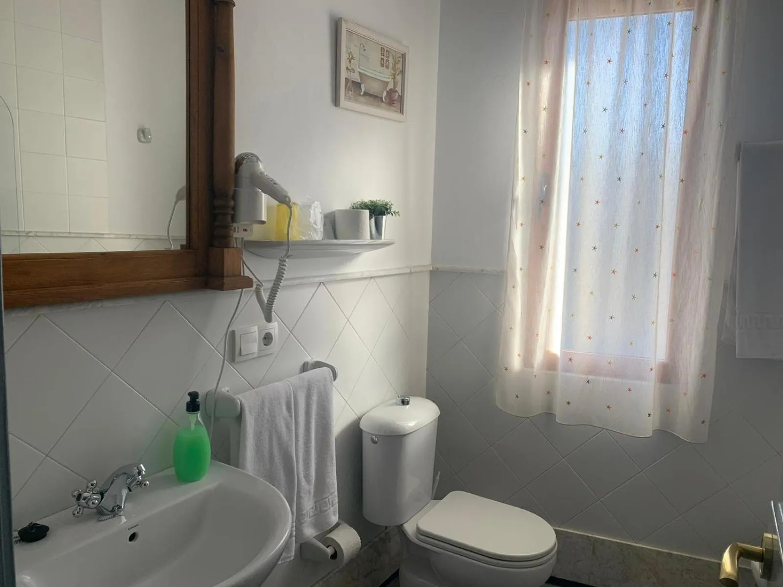 Toilet in Hotel Entreolivos