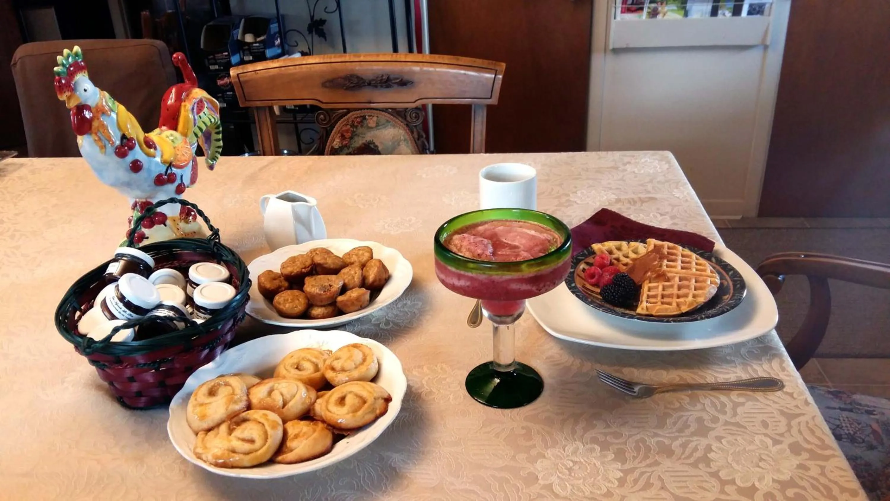 Breakfast in Gite Agricole Les Lilas