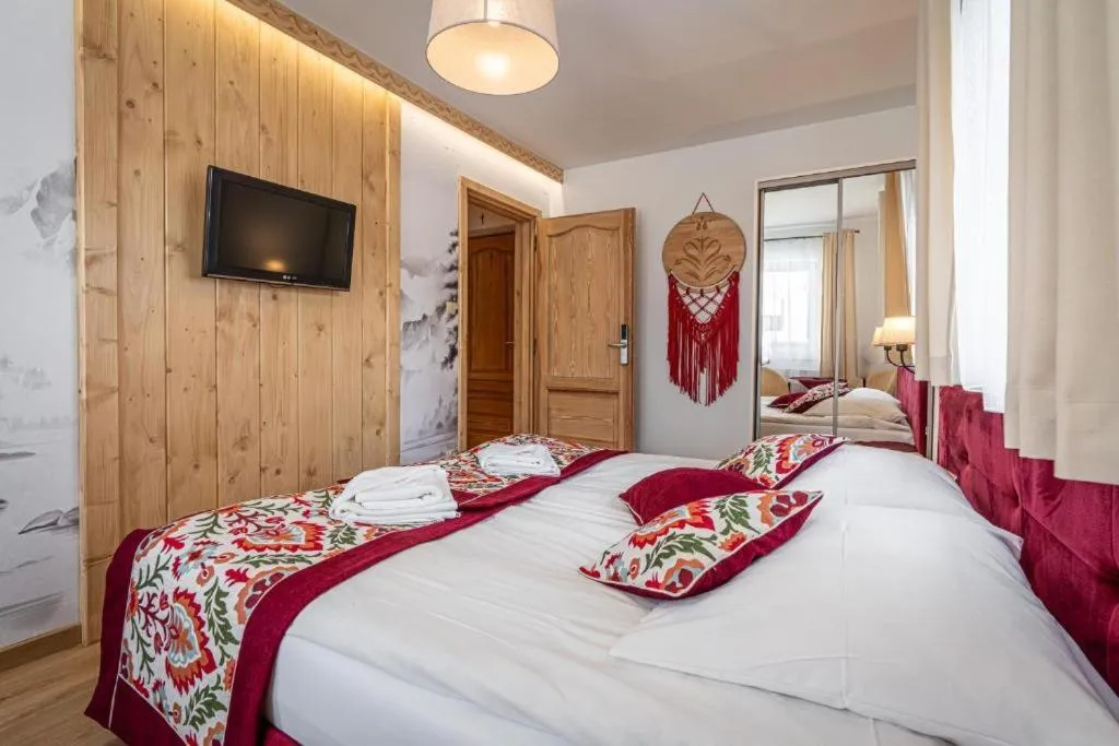 Bed in Pensjonat Dawidek