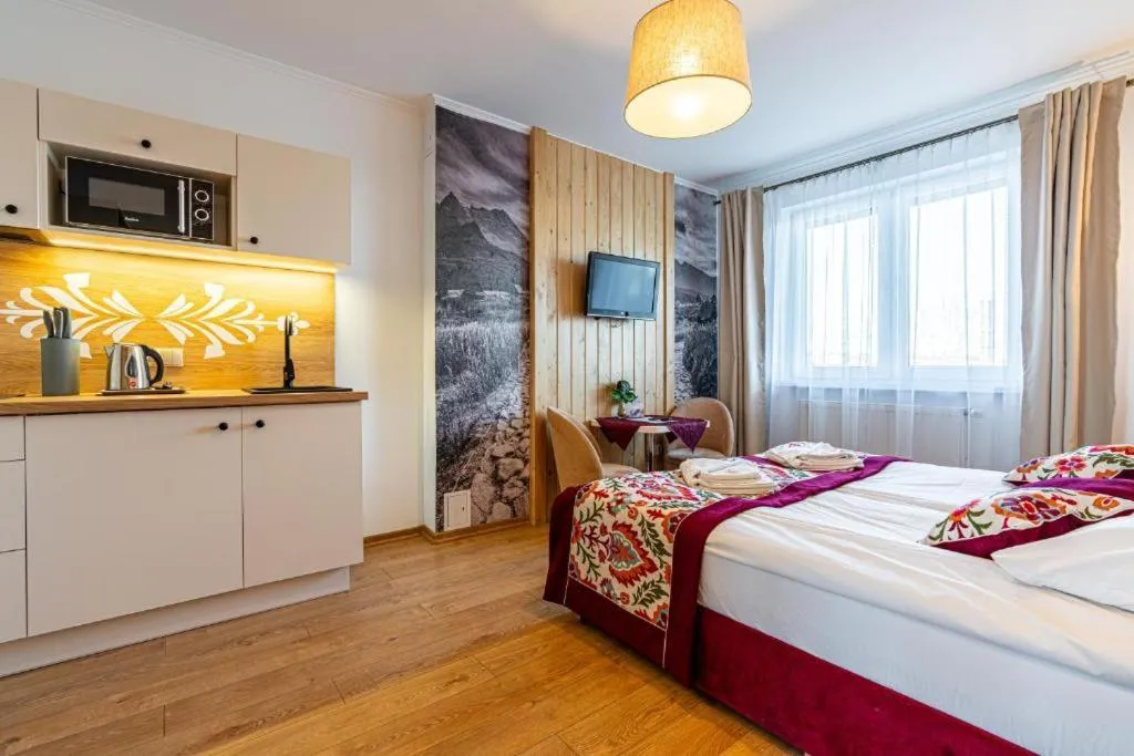 Bed in Pensjonat Dawidek