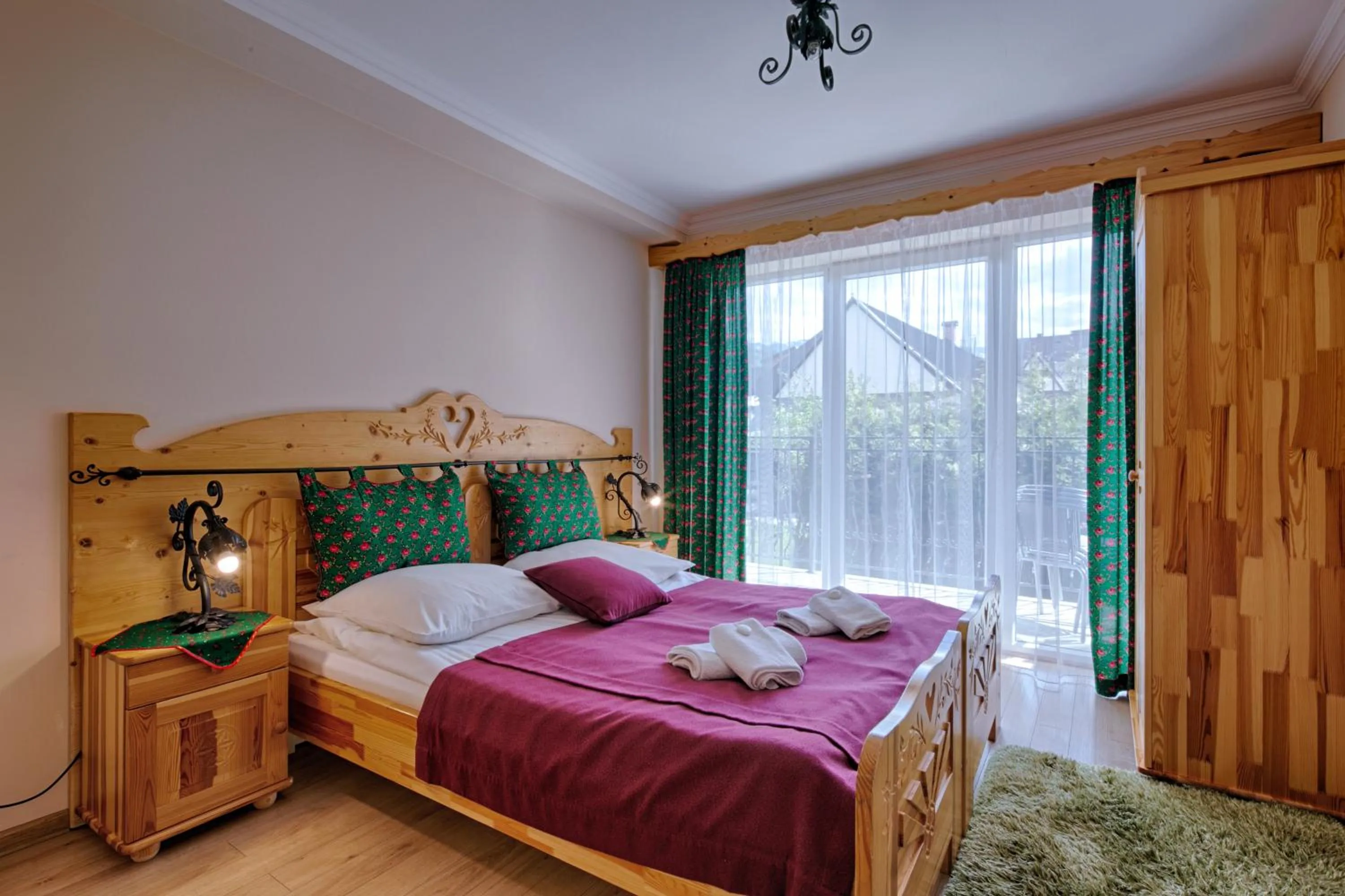 Bed in Pensjonat Dawidek