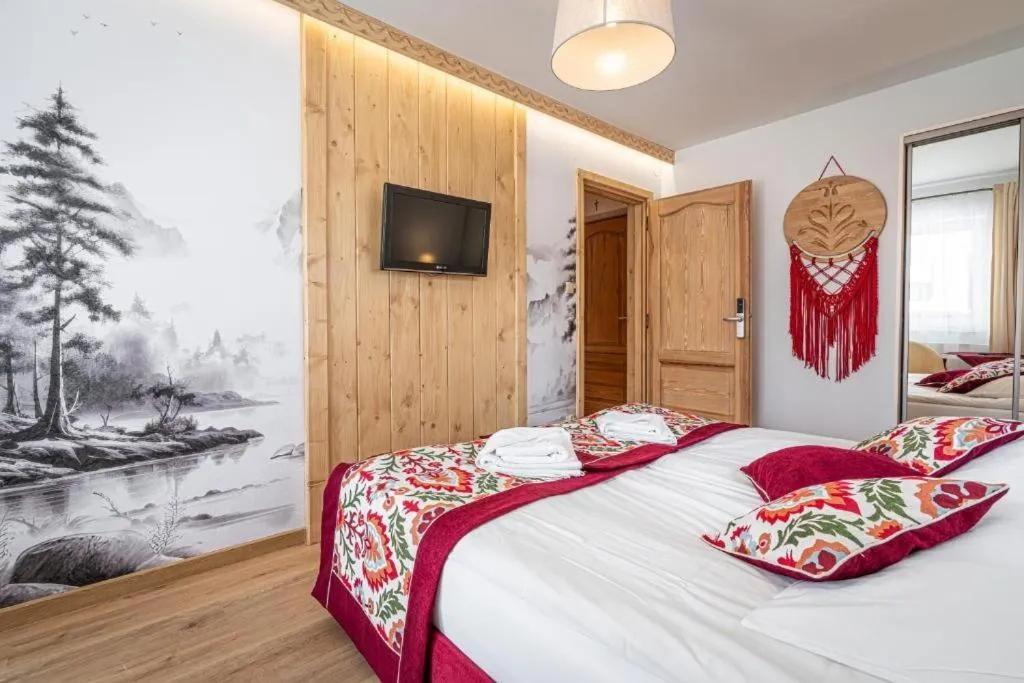 Bed in Pensjonat Dawidek