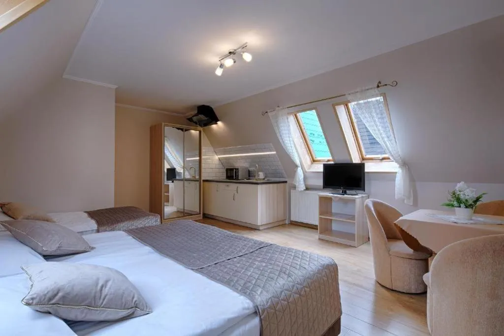 Bed in Pensjonat Dawidek