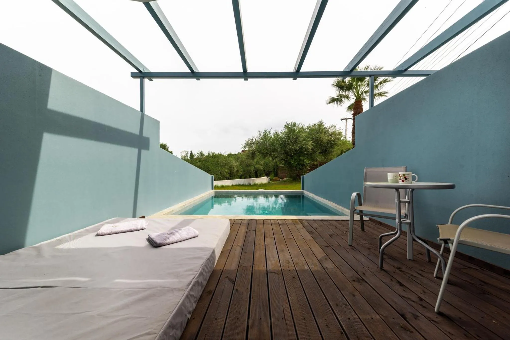 Patio in Zante Calinica Hotel