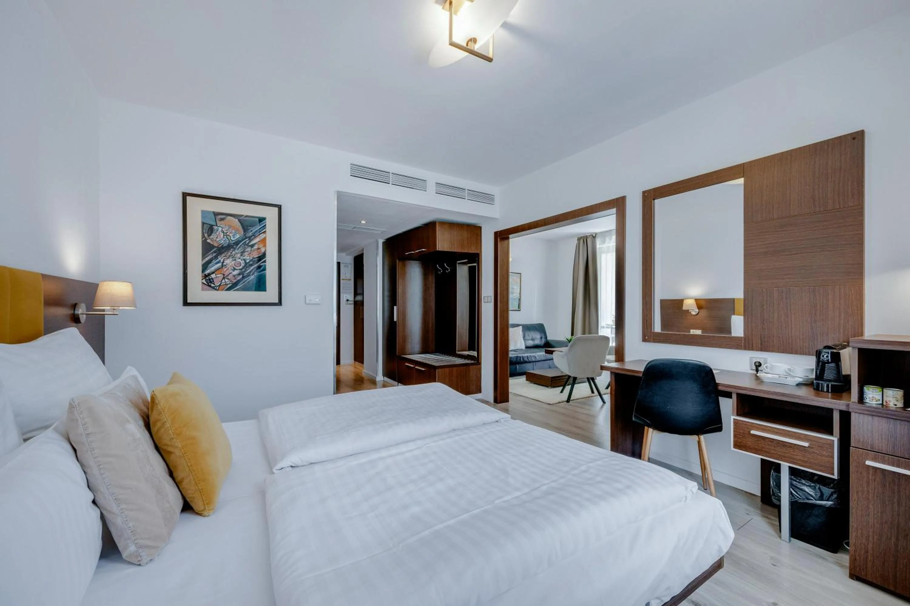 Bed in Hotel ANTARES