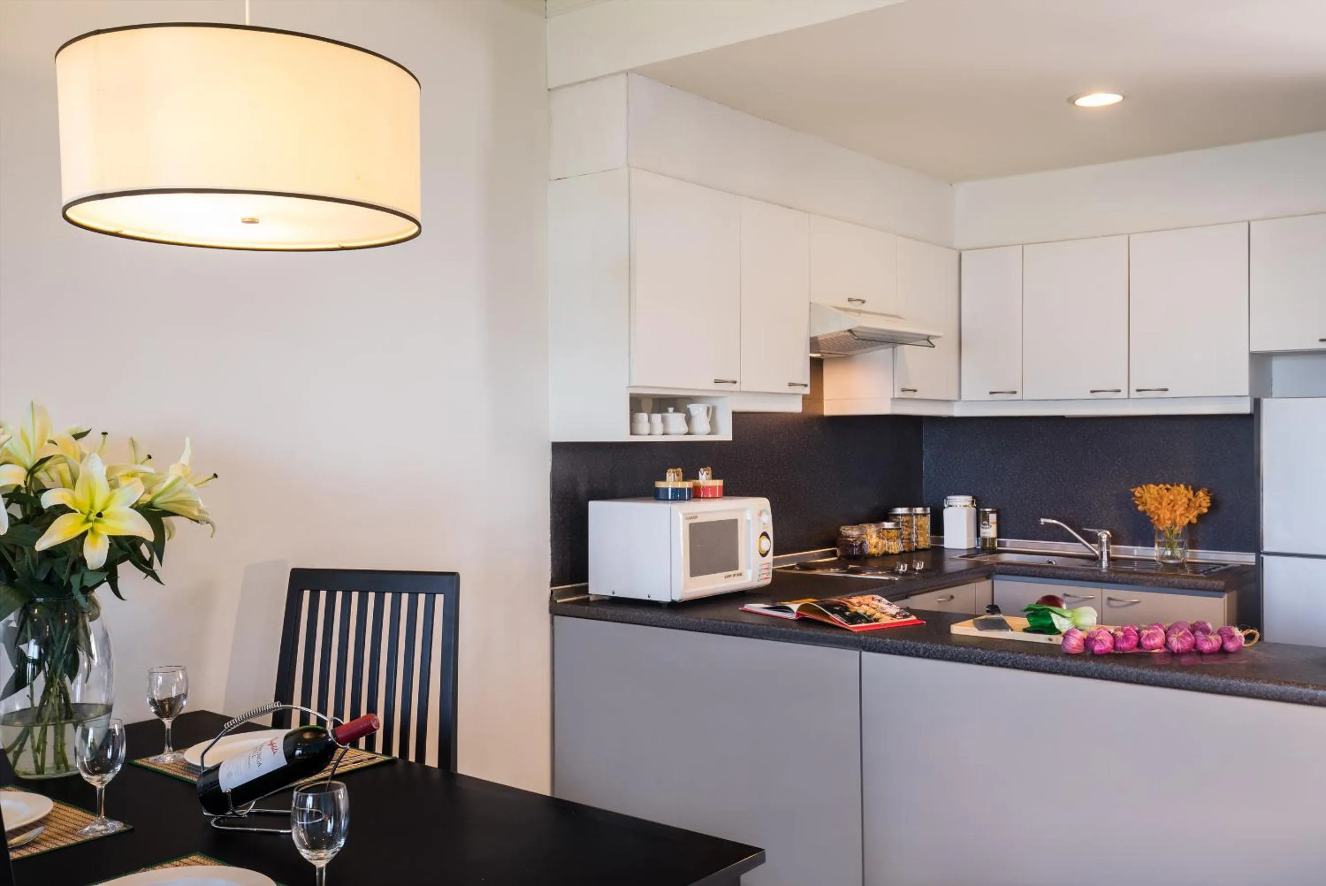 Kitchen or kitchenette in Somerset Vientiane