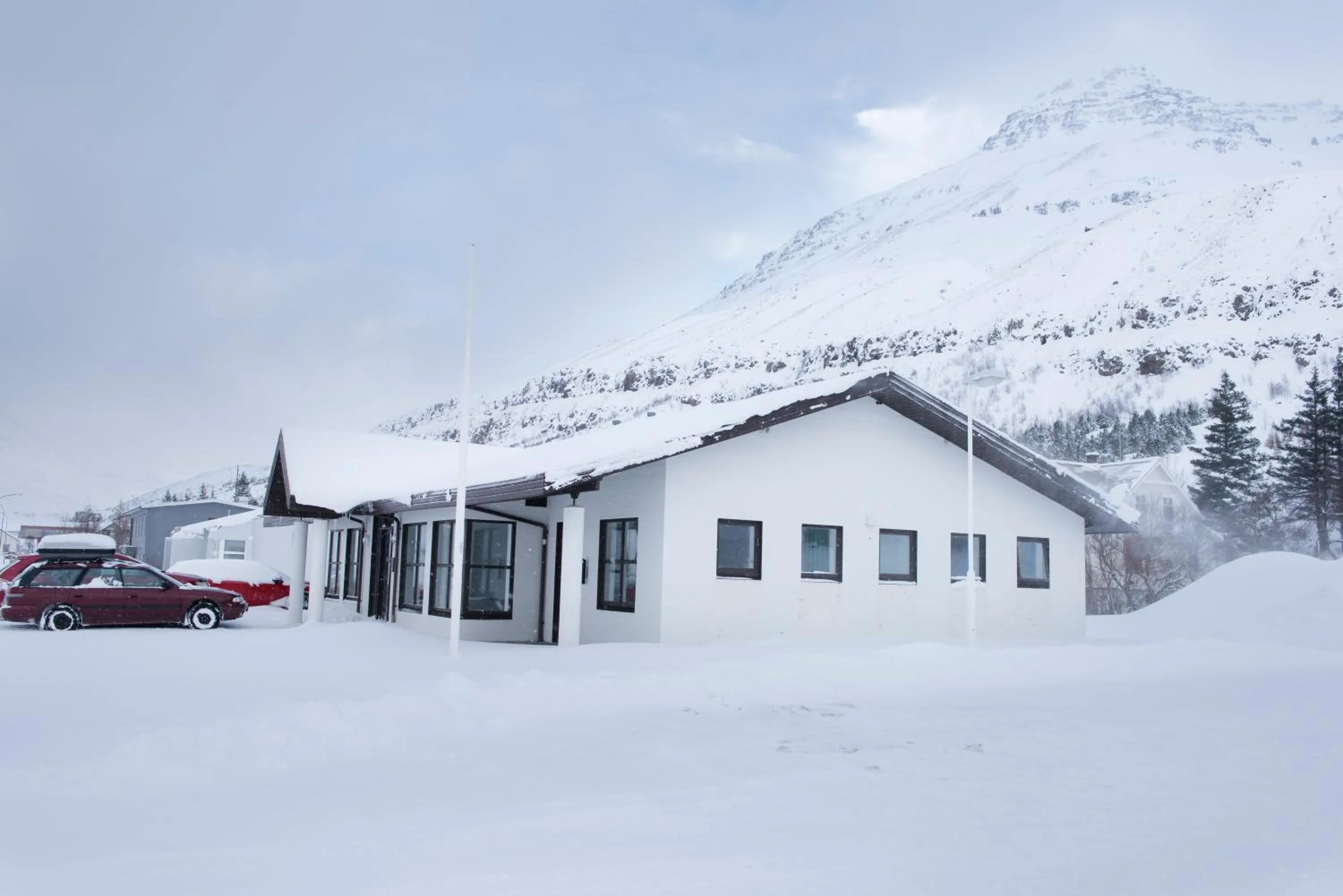 Facade/entrance in Media Luna Guesthouse