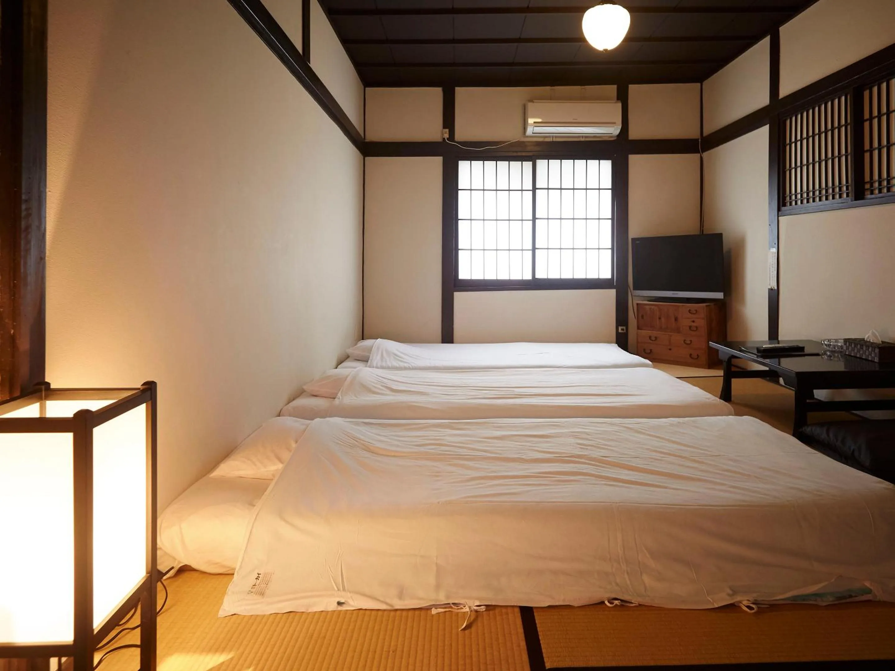 Bed in Takeyaso Ryokan