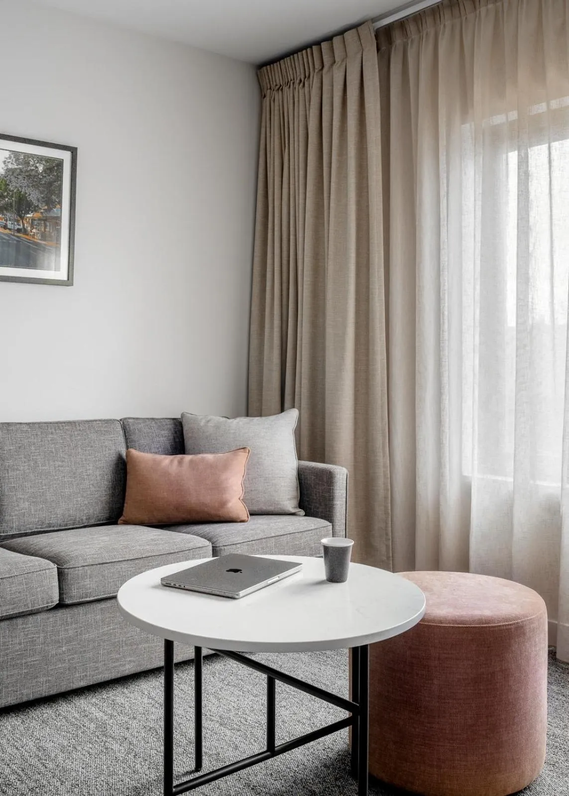 Seating area in Quest Albury