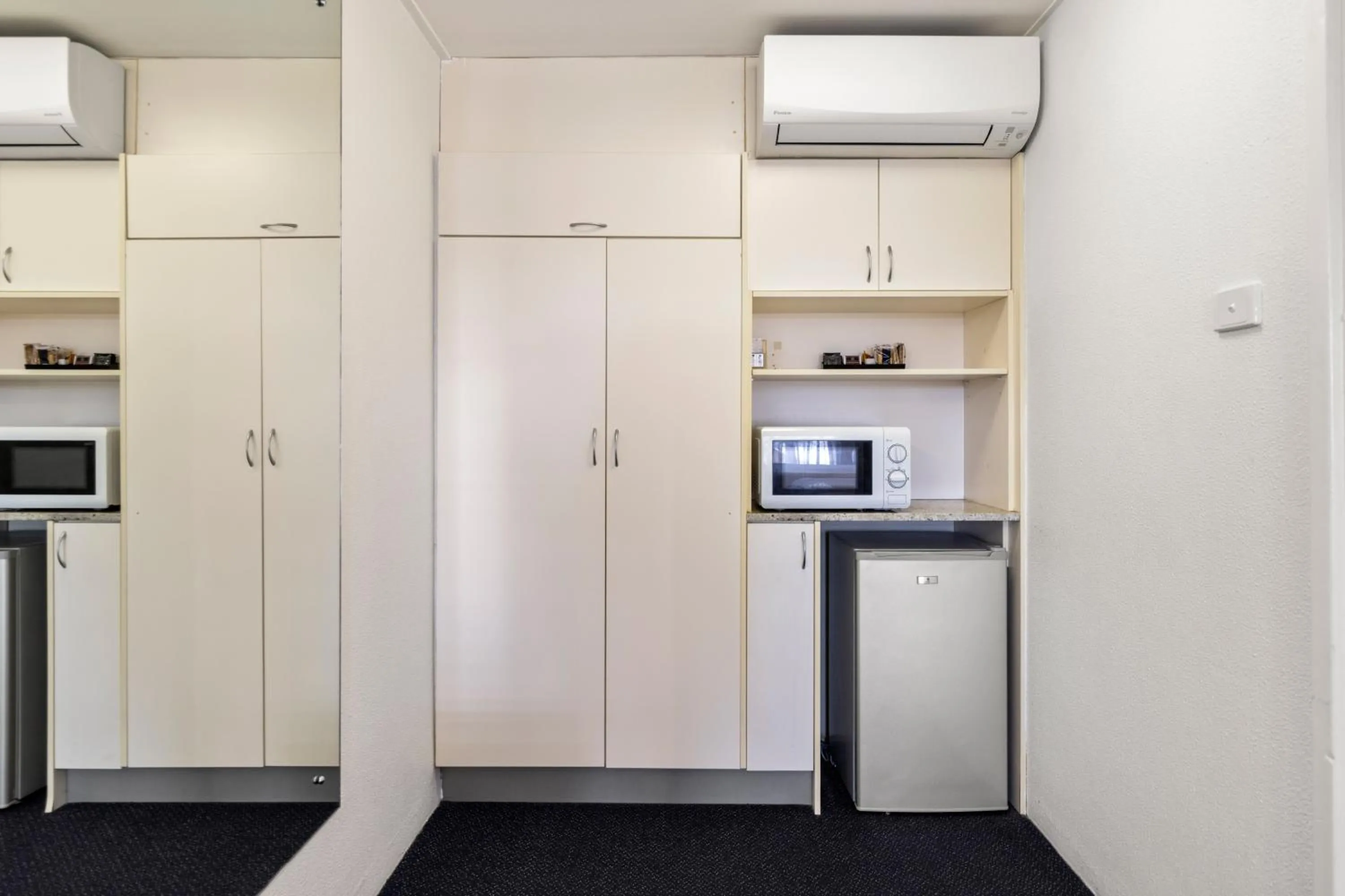 Family in Zebra Motel