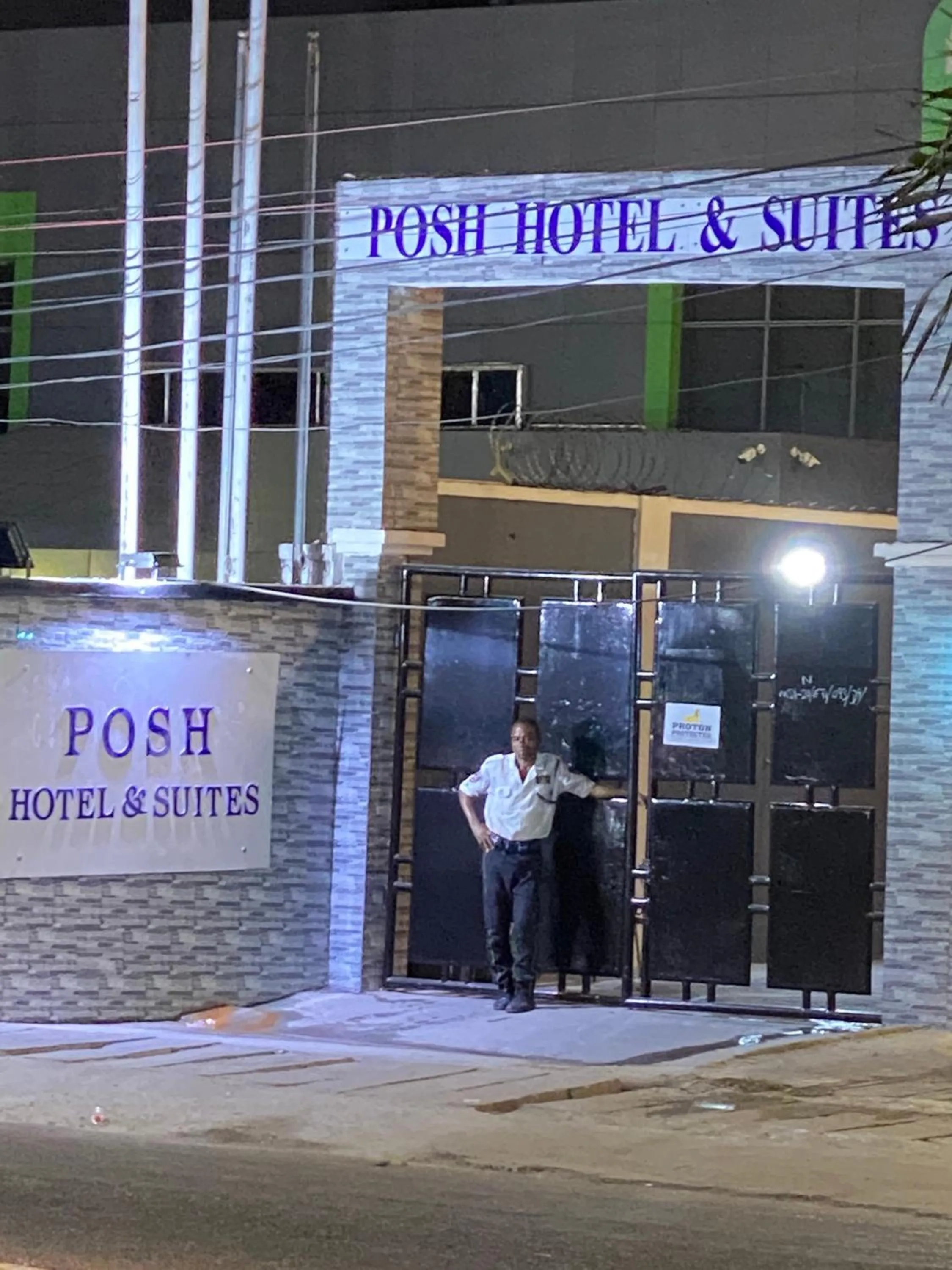 Facade/entrance in Posh Hotel and Suites Victoria Island