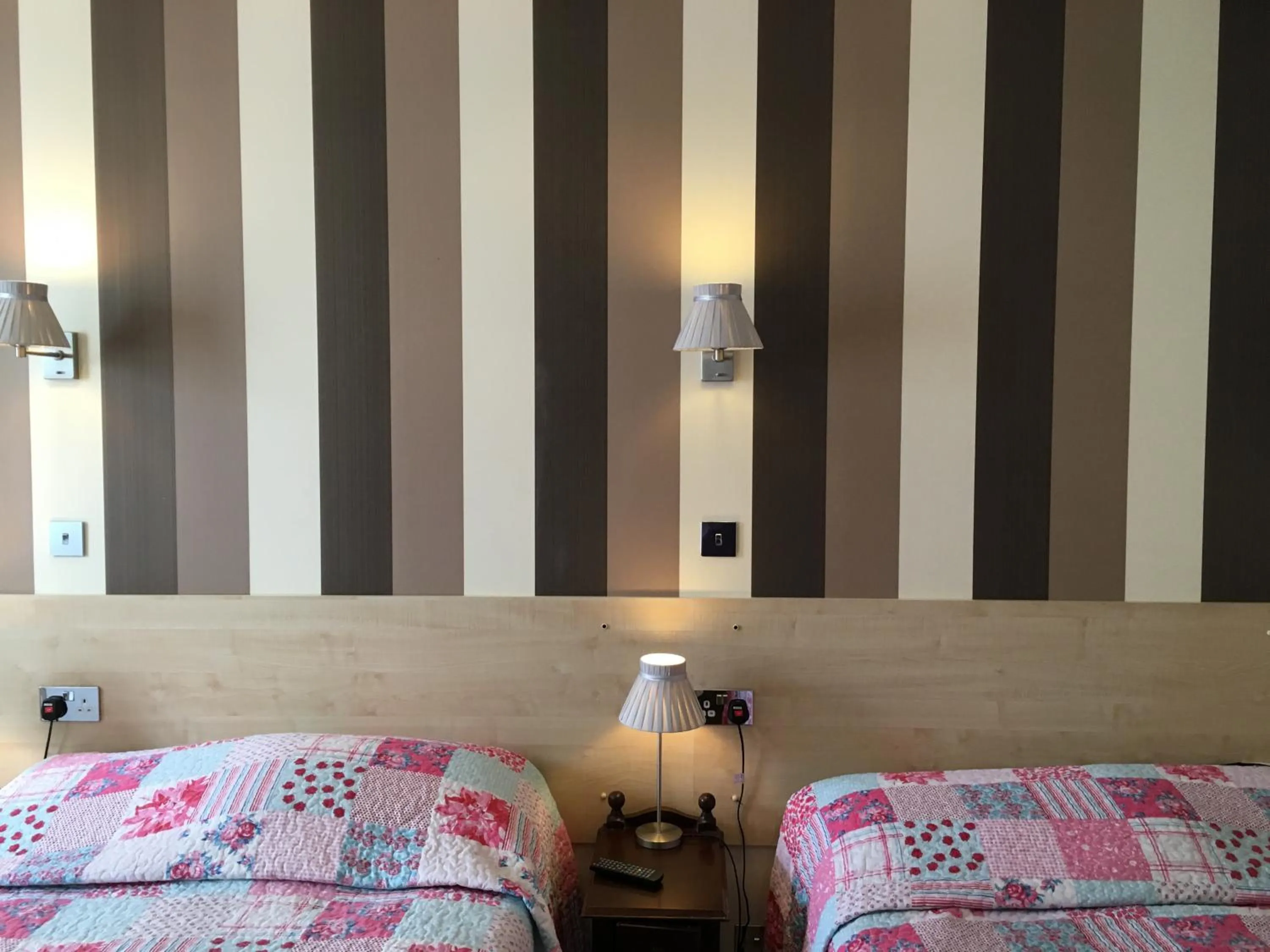 Decorative detail, Bed in St George Hotel