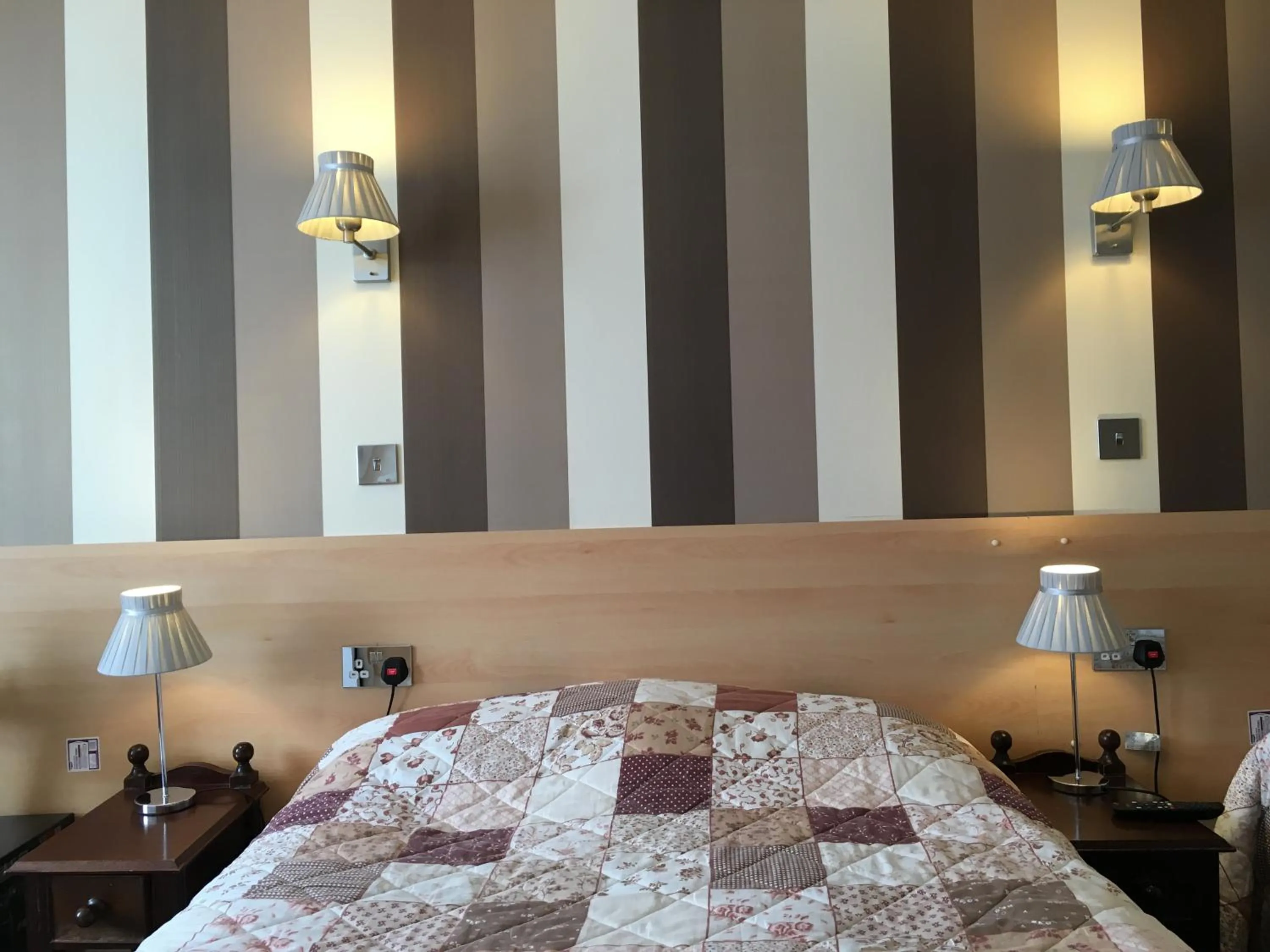 Decorative detail, Bed in St George Hotel