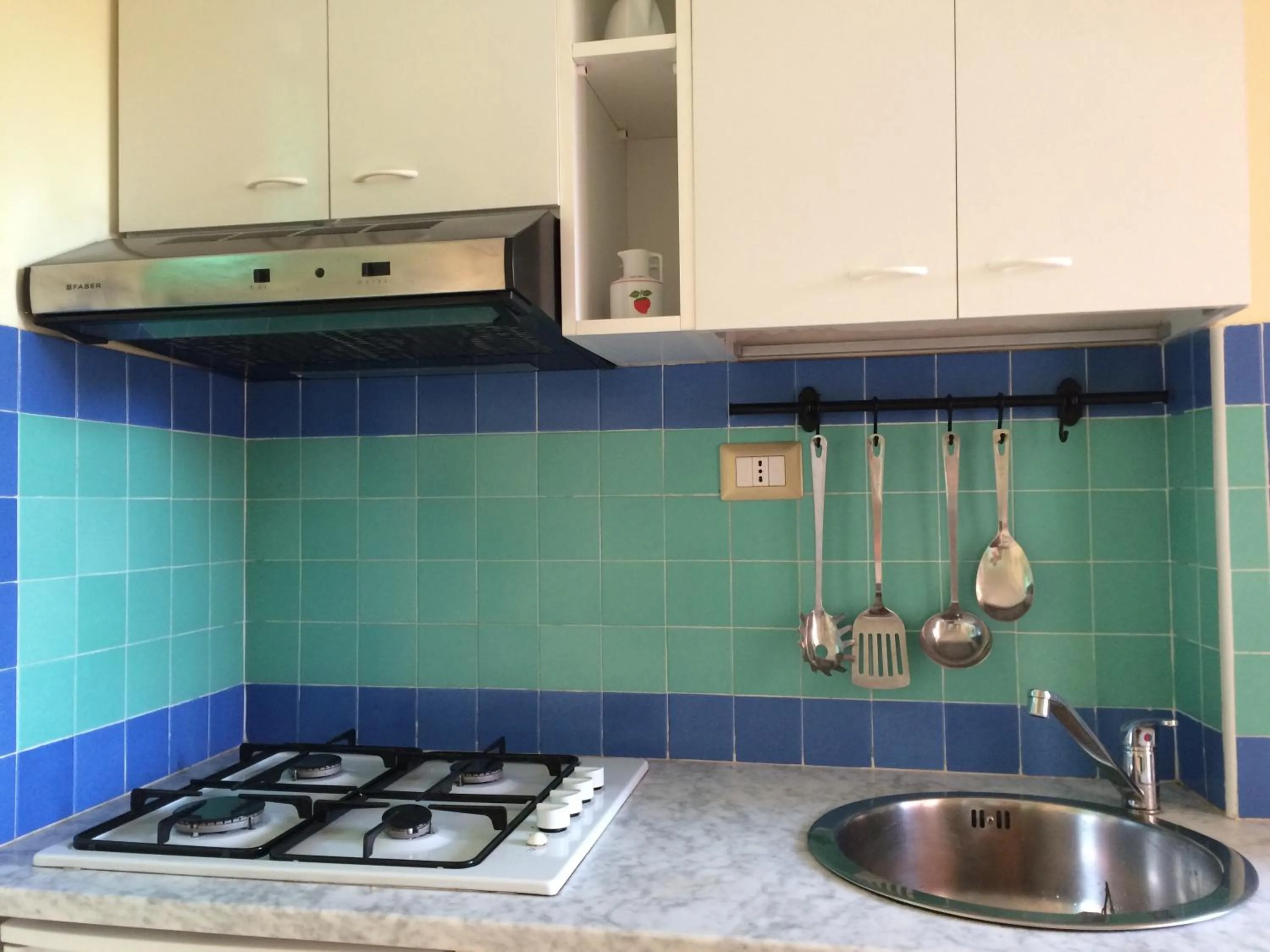 Kitchen or kitchenette in Il Borghetto Apartments & Rooms