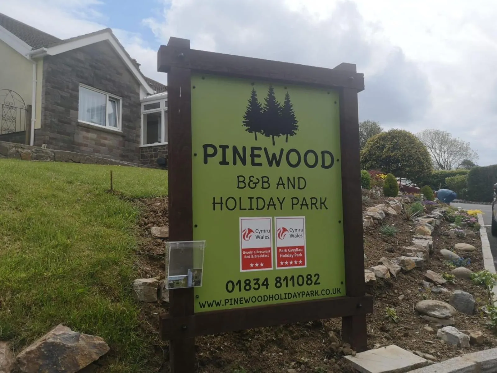 Property logo or sign in Pinewood B&B