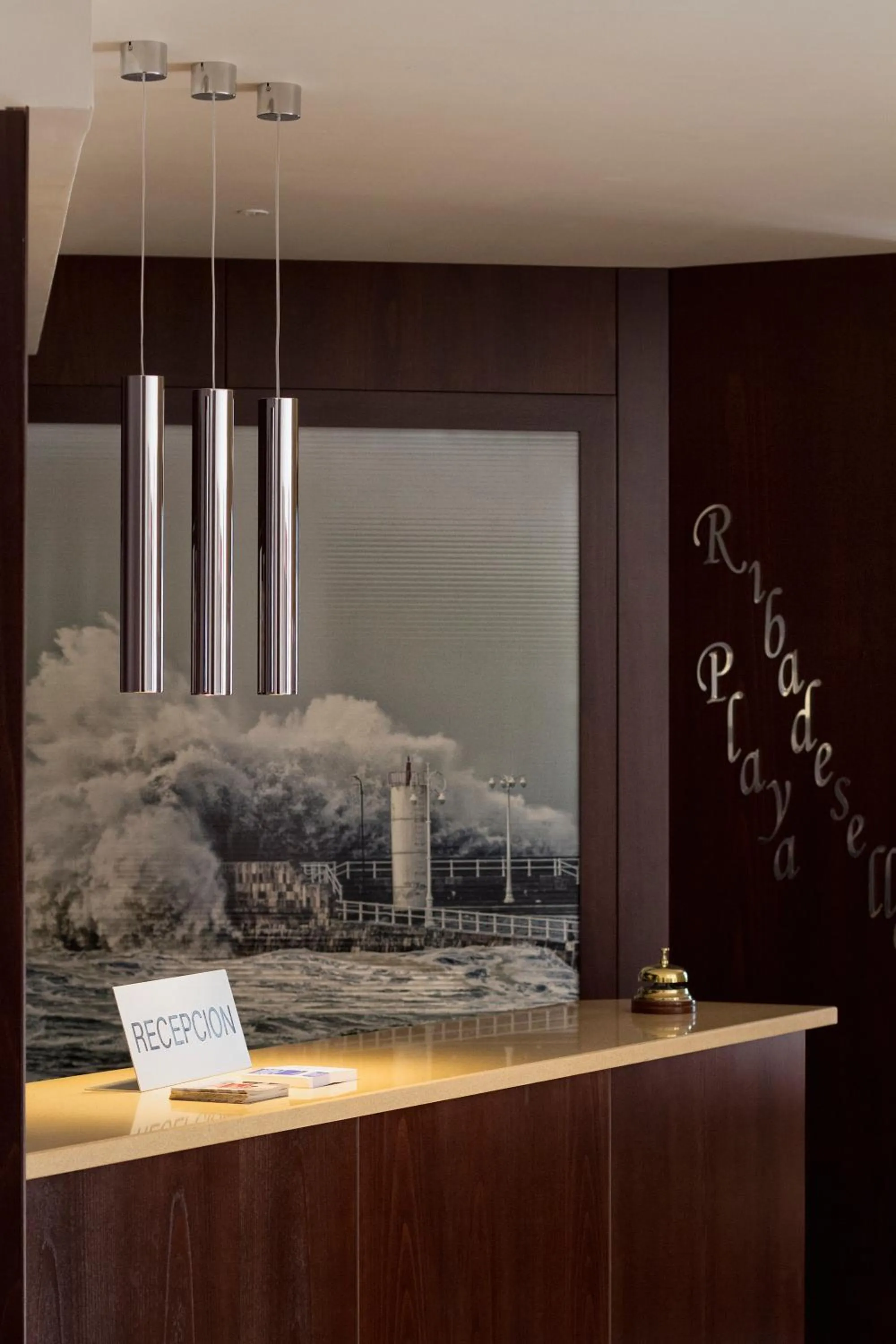 Lobby or reception in Hotel Ribadesella Playa