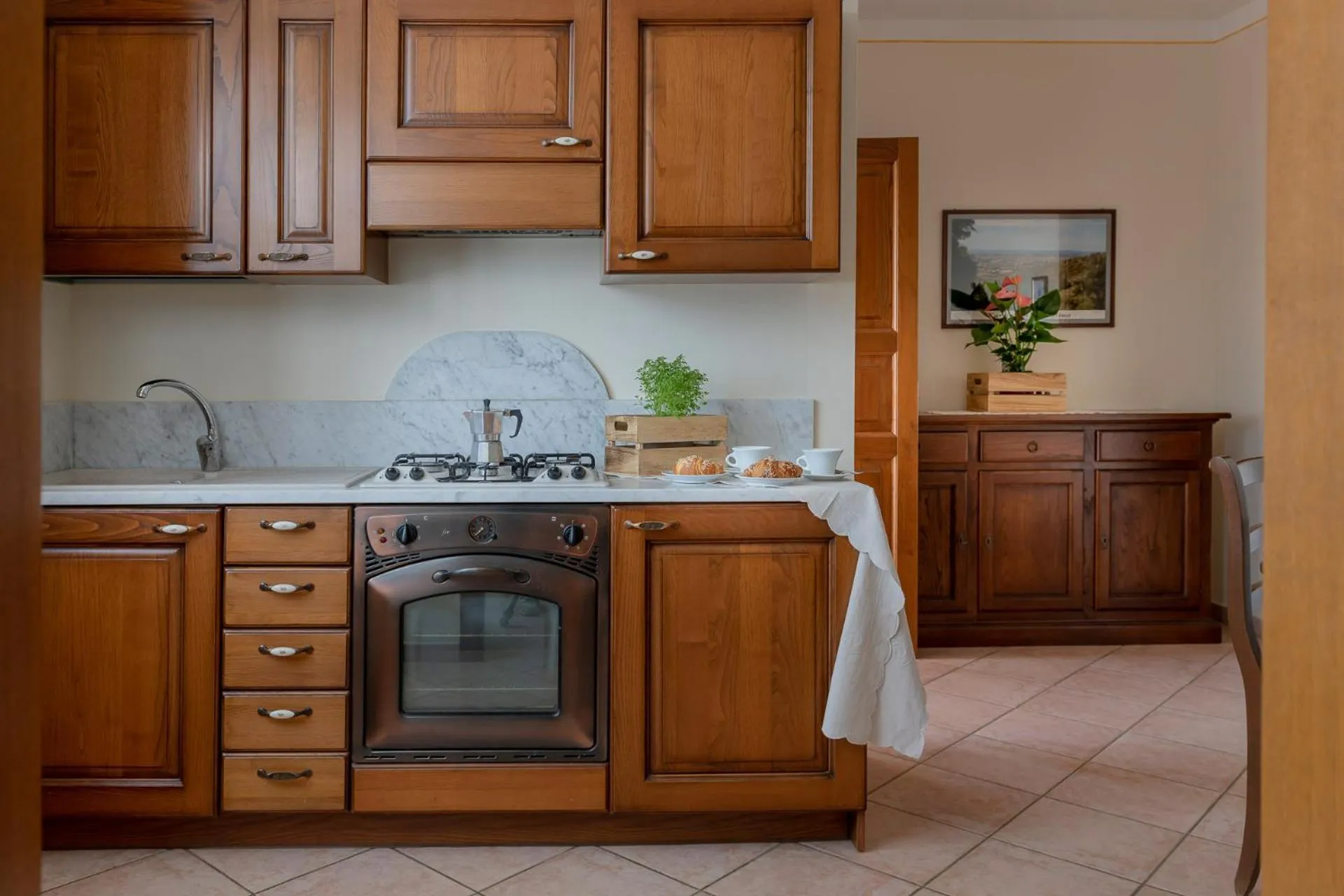 Kitchen or kitchenette in Residence Serristori