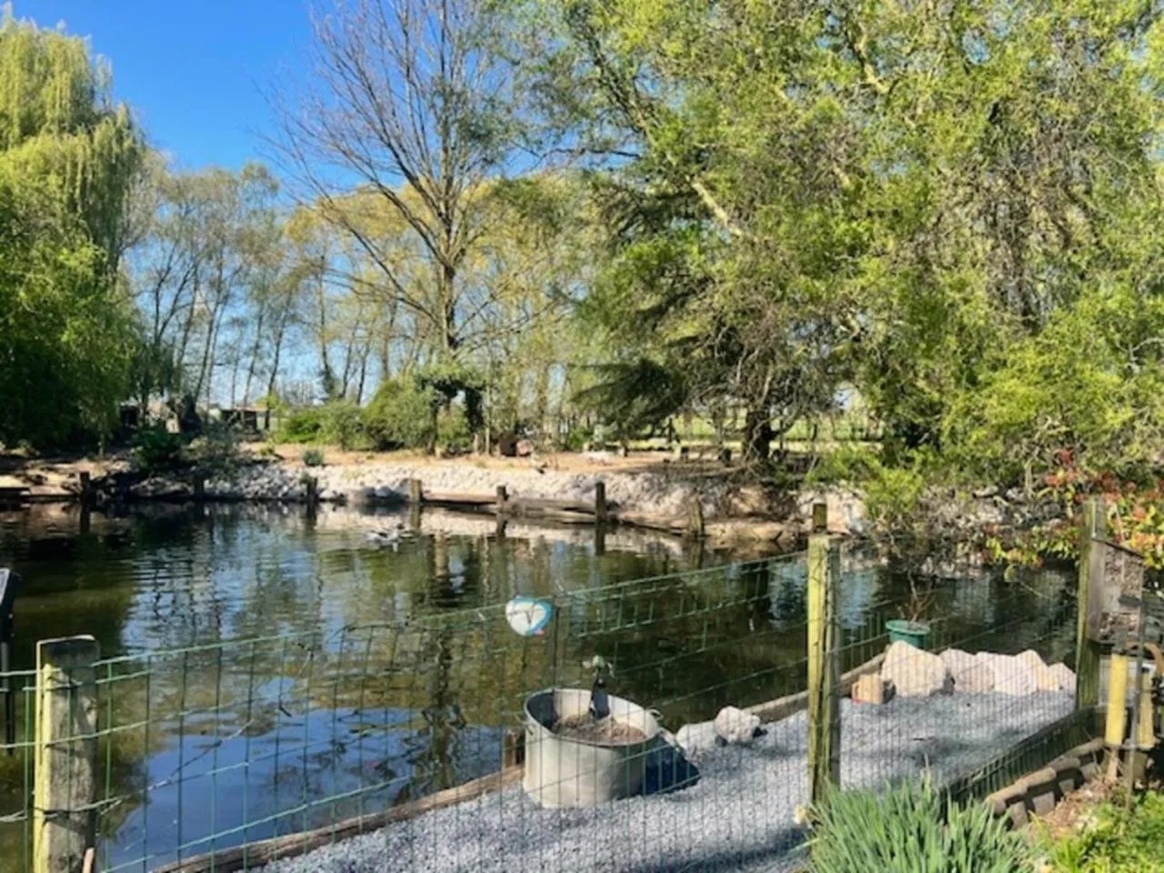 Patio in Chambre d'hôtes Élevage' chemin noir
