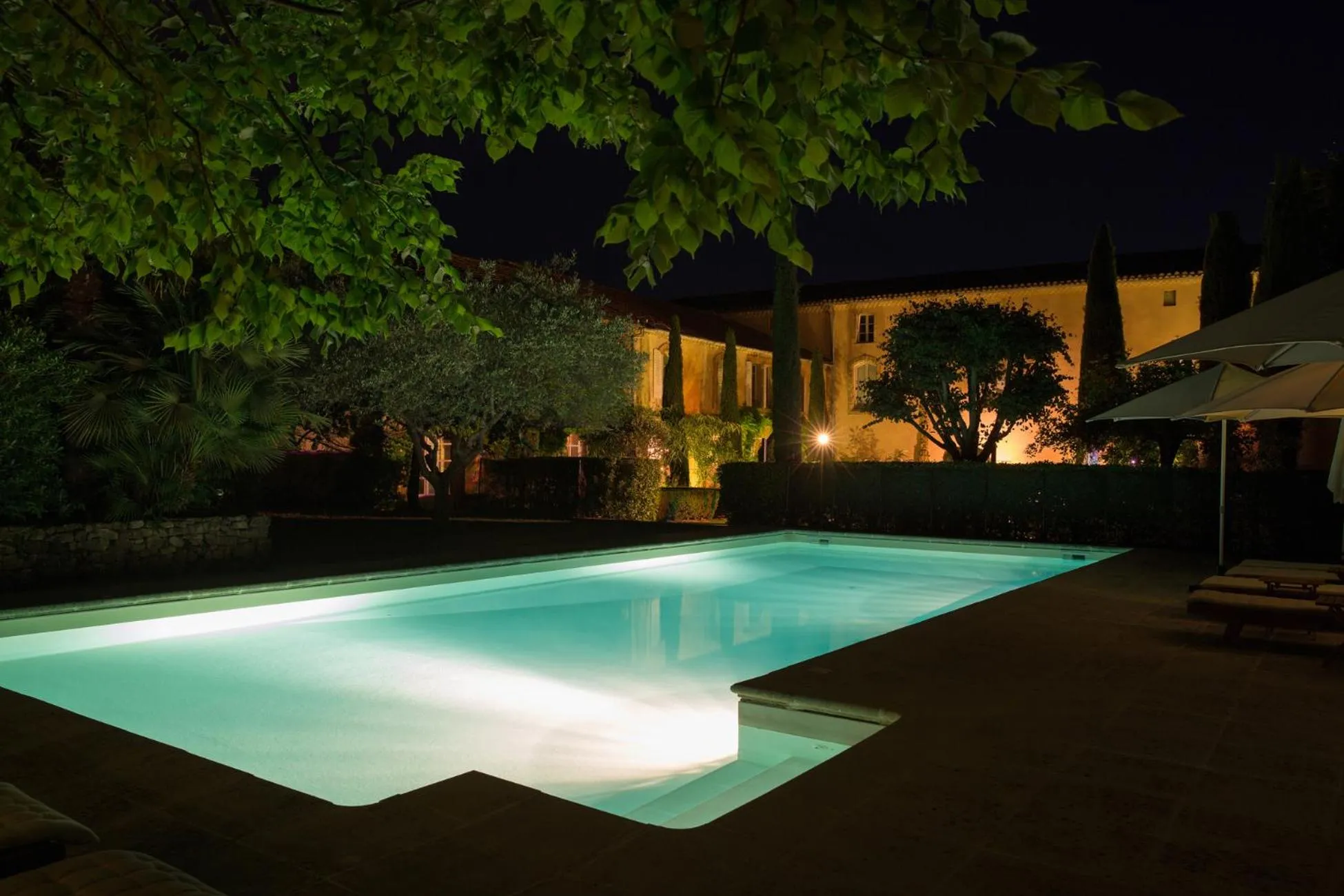 Swimming pool in Château De Massillan