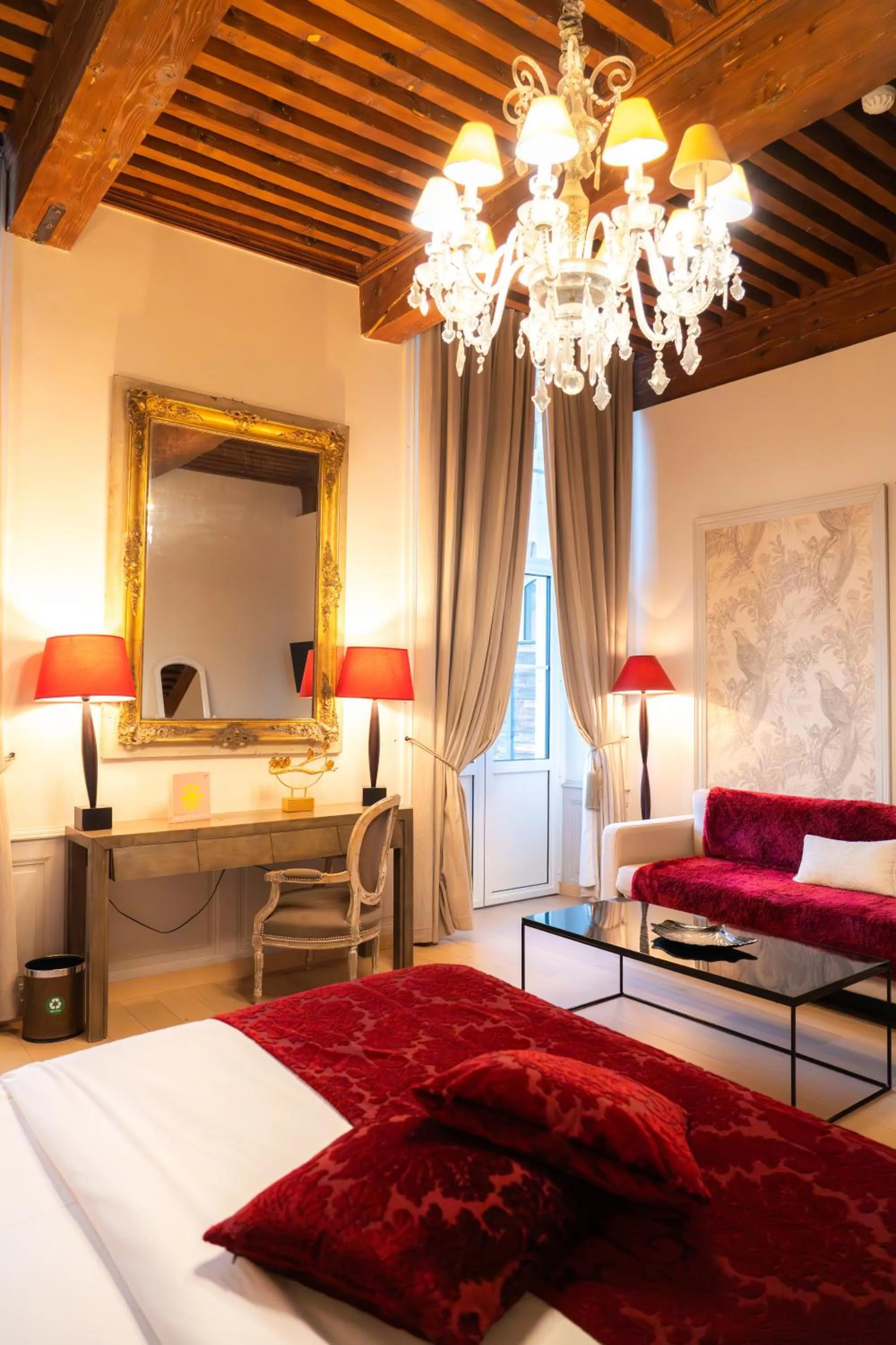 Bed in Château De Massillan