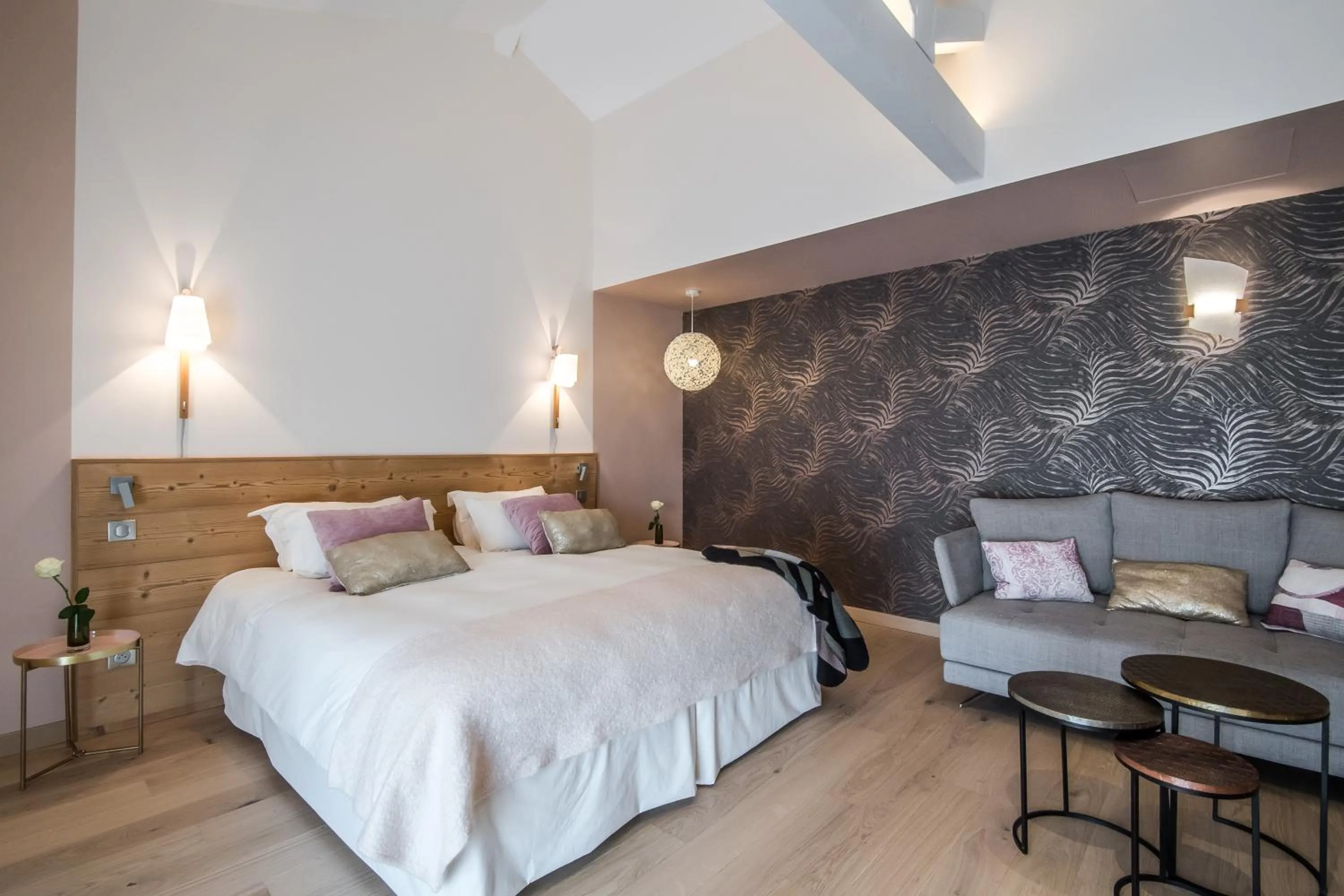 Bed in Château De Massillan