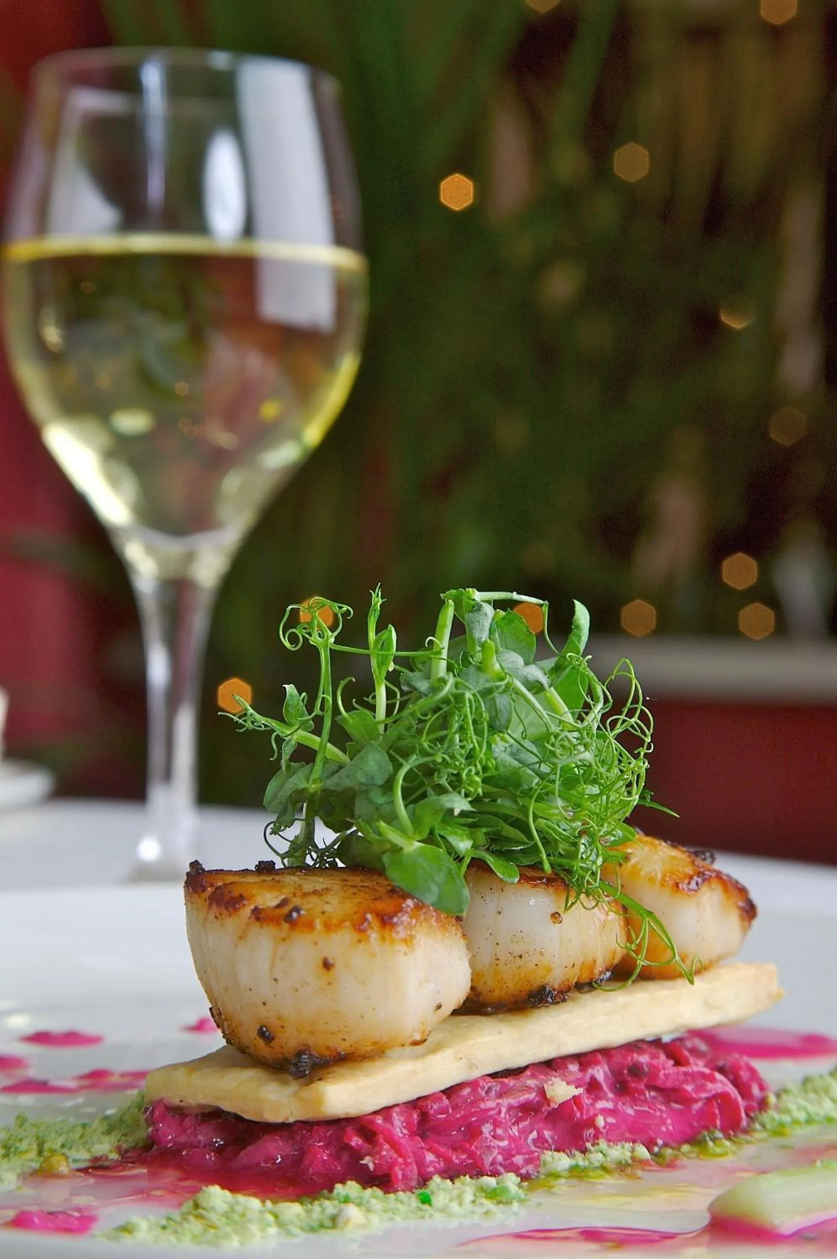 Food and drinks in The Crown Hotel