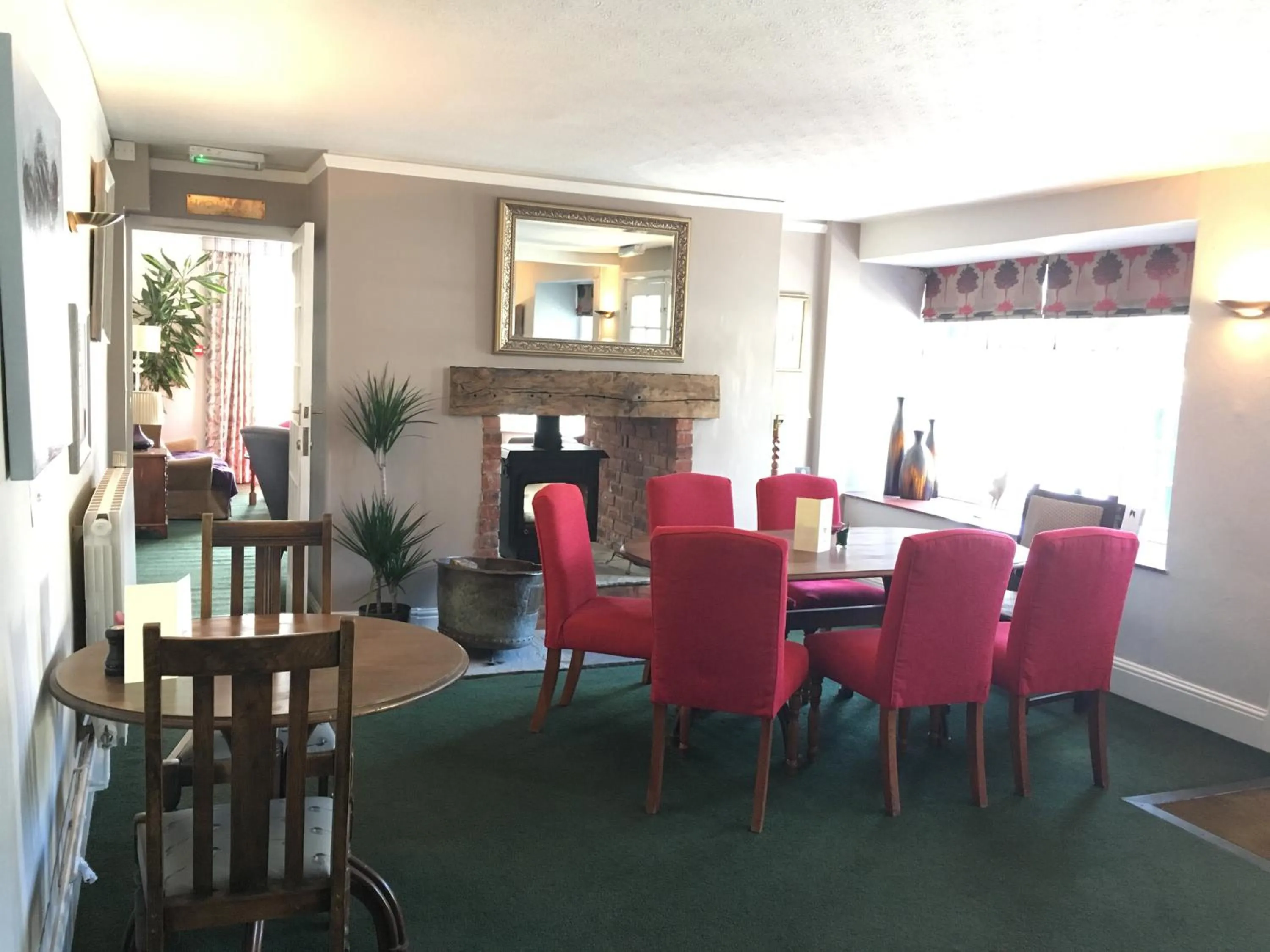 Dining area in The Crown Hotel