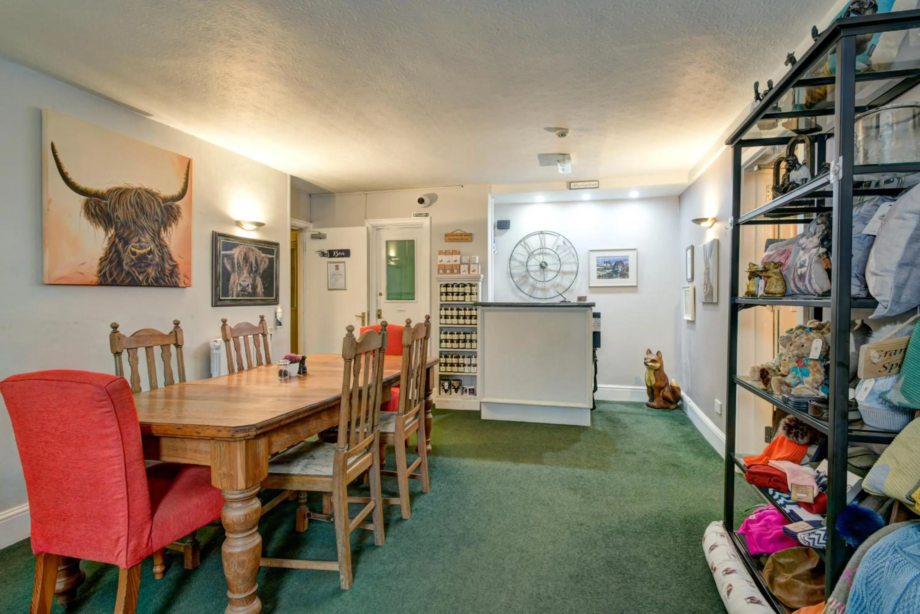 Dining area in The Crown Hotel