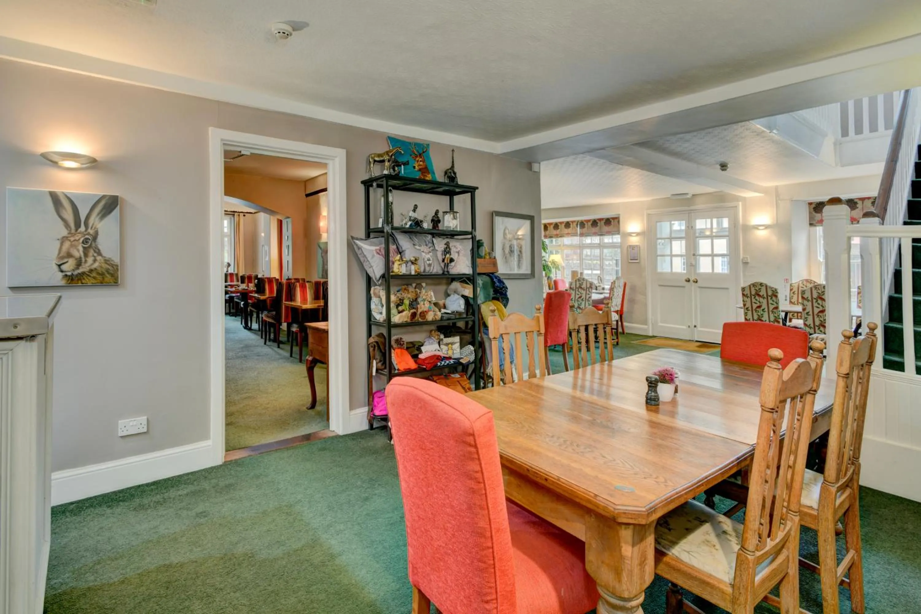 Dining area in The Crown Hotel