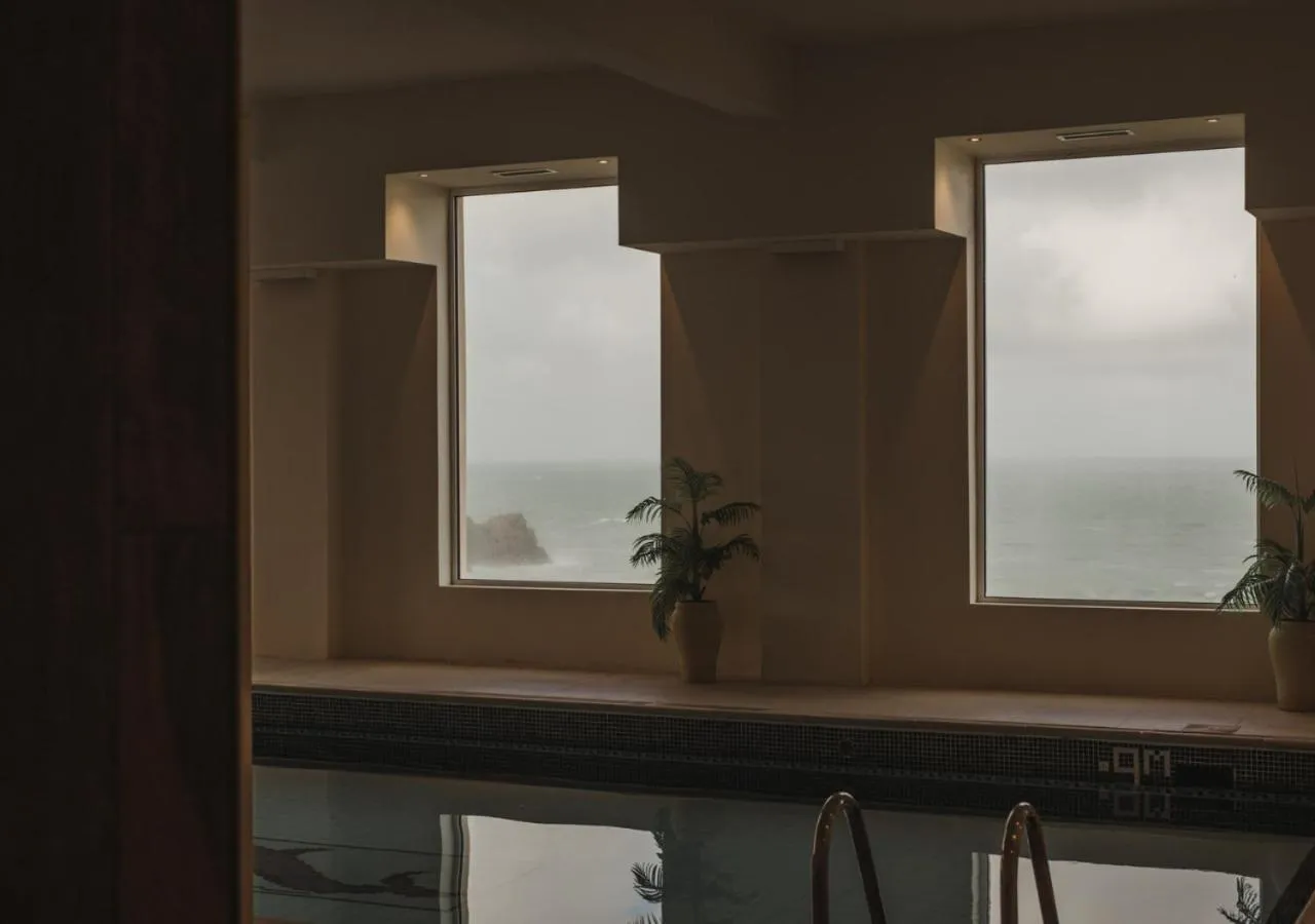 Swimming pool in Atlantic Hotel Newquay