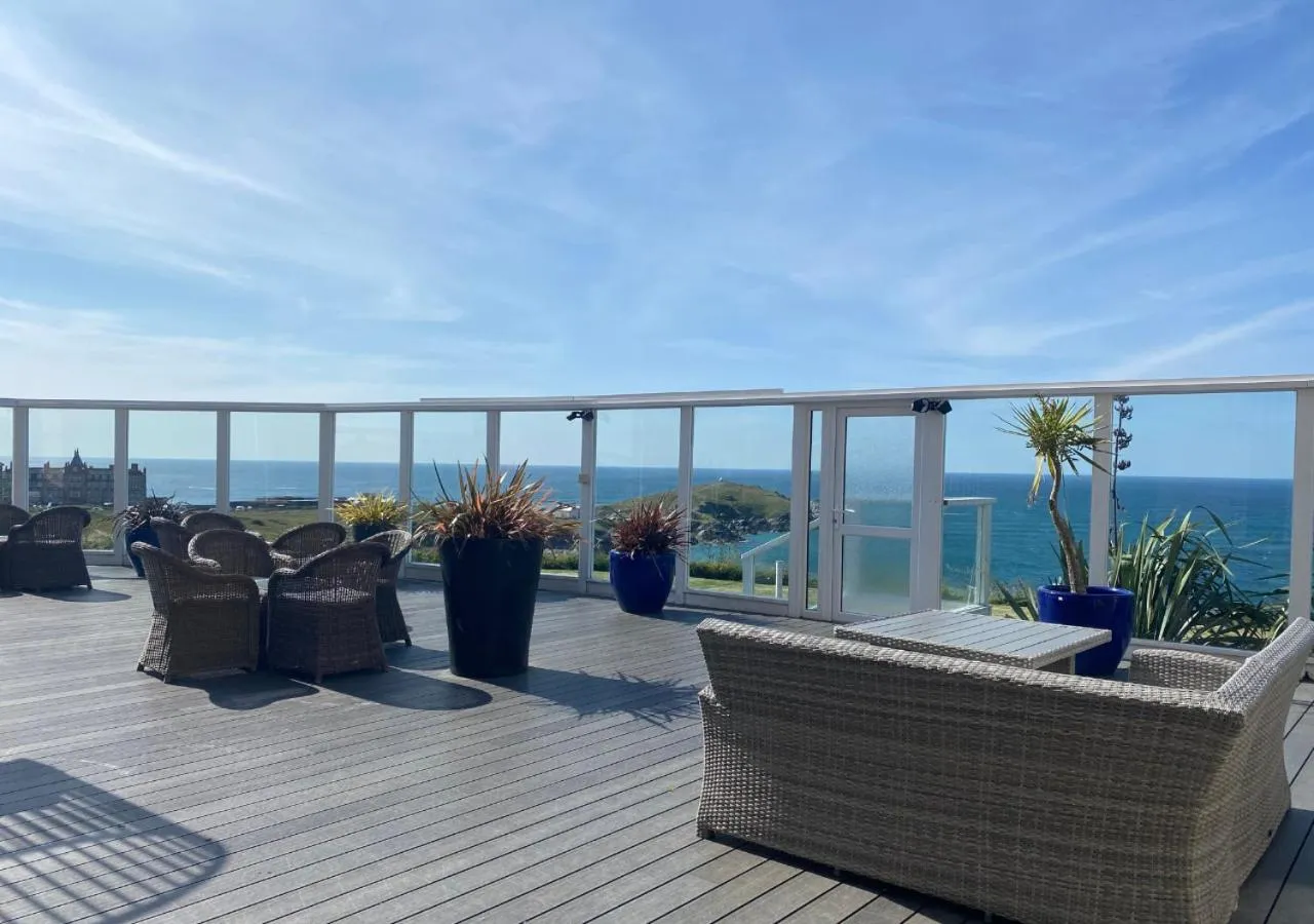 Patio in Atlantic Hotel Newquay